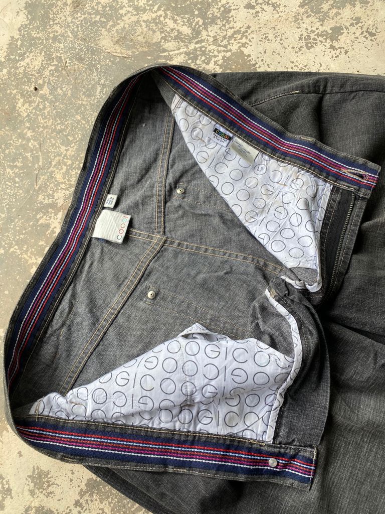 Coogi × Vintage Vintage Coogi Baggy Pants Black Washed Denim Size US 40 / EU 56 - 11 Thumbnail