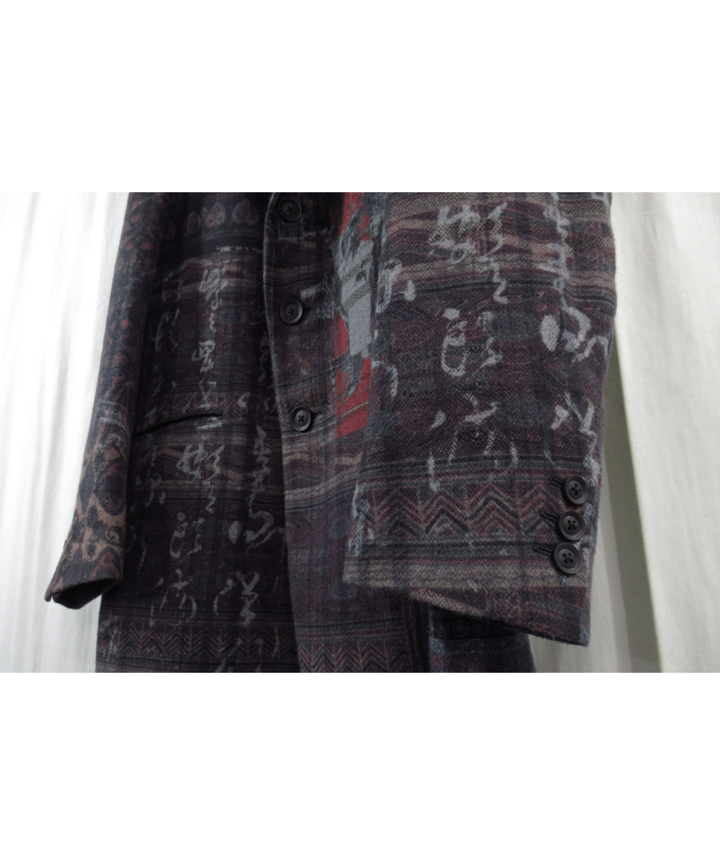 Yohji Yamamoto Yohji Patchwork/Pattern Jacket 20AW Size US L / EU 52-54 / 3 - 4 Thumbnail