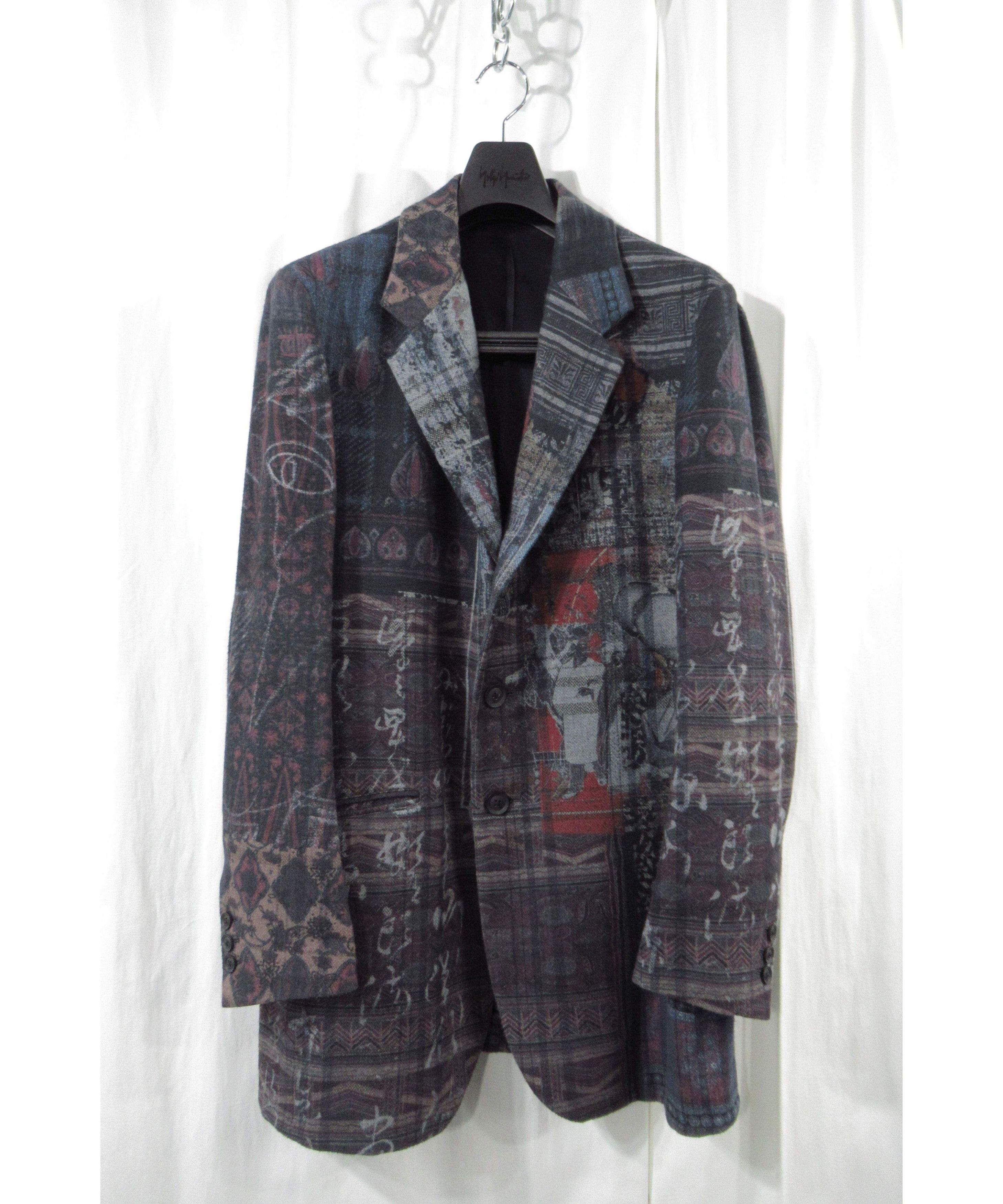 Yohji Yamamoto Yohji Patchwork/Pattern Jacket 20AW Size US L / EU 52-54 / 3 - 1 Thumbnail