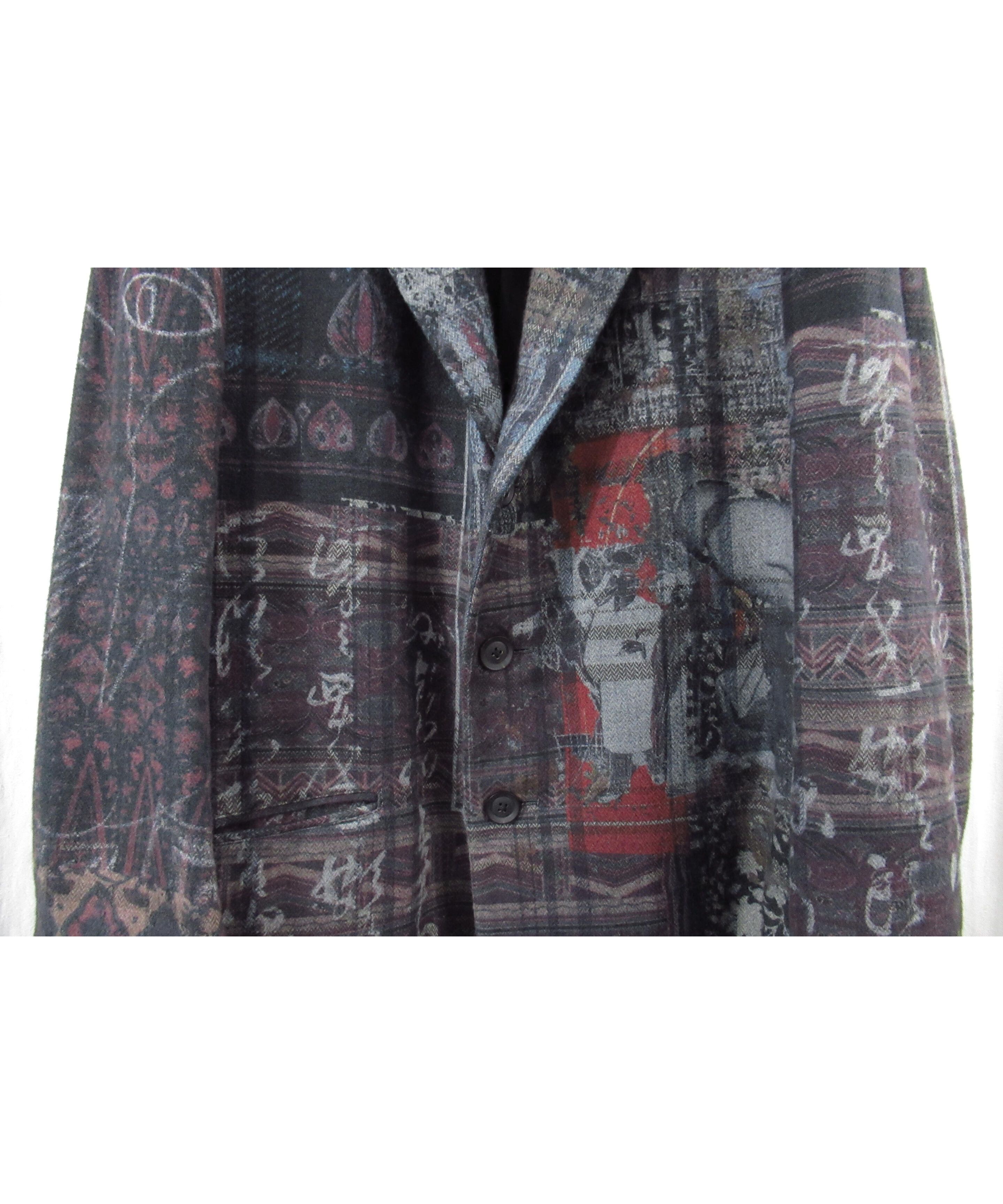 Yohji Yamamoto Yohji Patchwork/Pattern Jacket 20AW Size US L / EU 52-54 / 3 - 5 Thumbnail