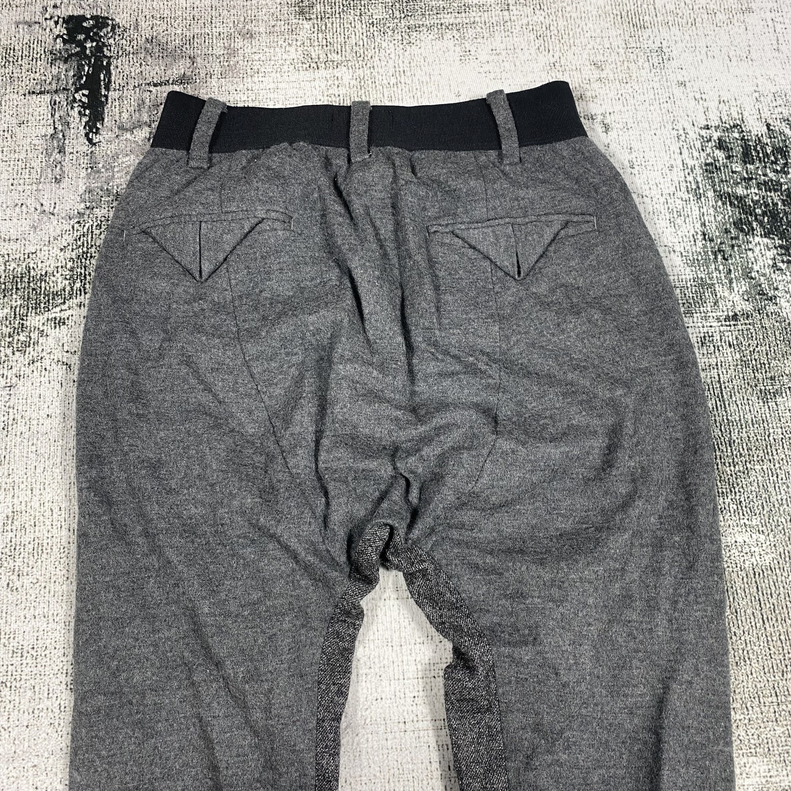 Issey Miyake × Tsumori Chisato Grey Wool Jogger Cropped Pants Size US 28 / EU 44 - 11 Thumbnail