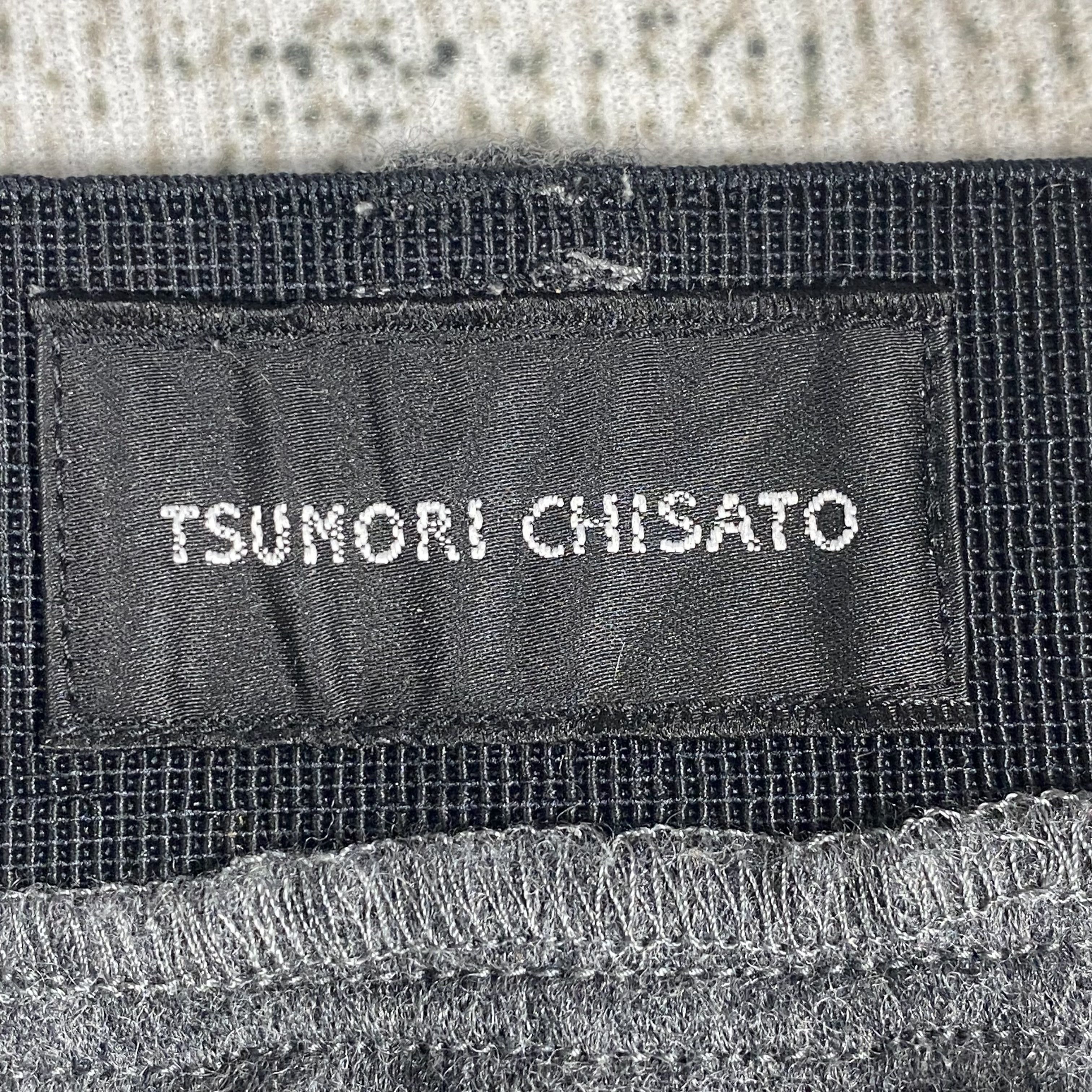 Issey Miyake × Tsumori Chisato Grey Wool Jogger Cropped Pants Size US 28 / EU 44 - 8 Thumbnail