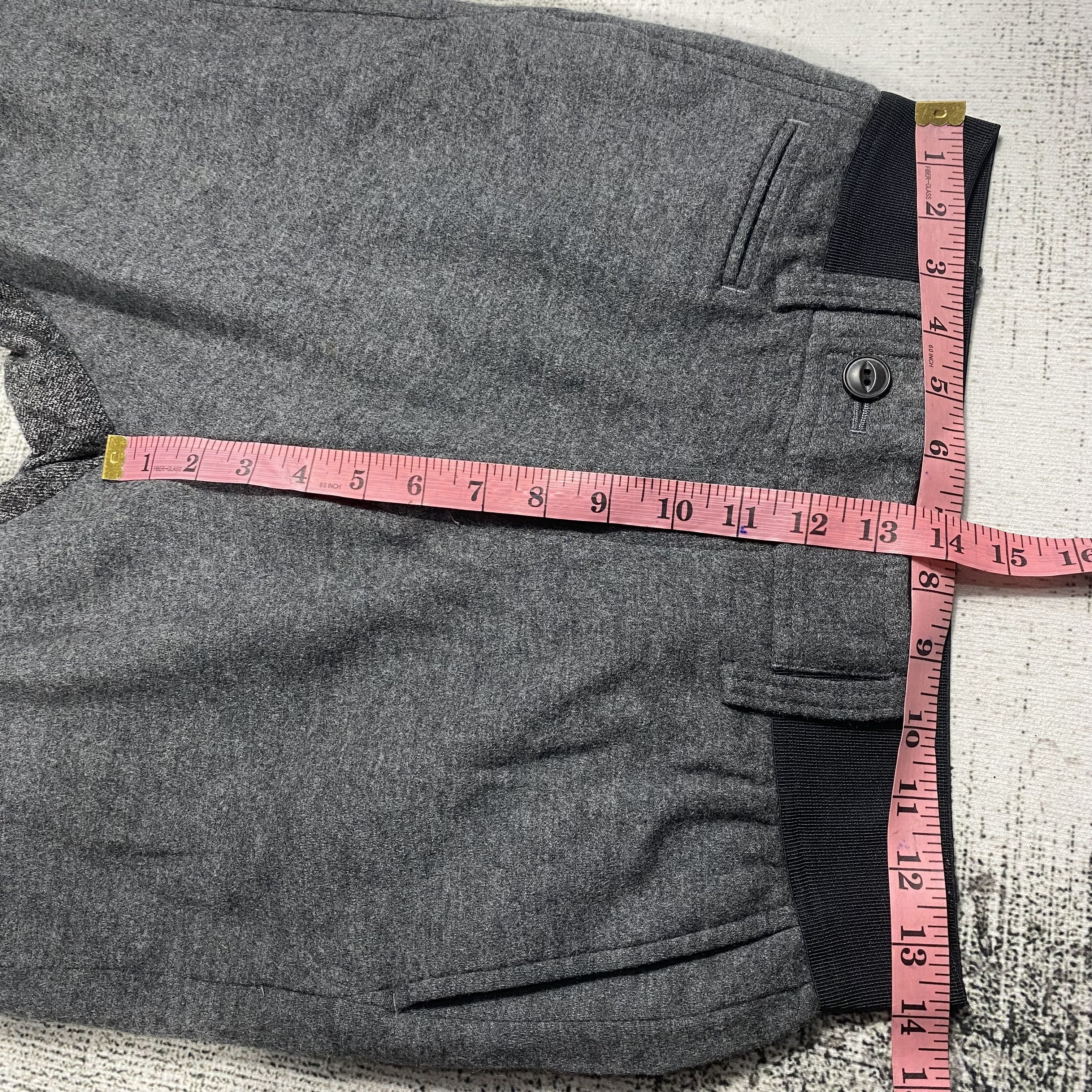 Issey Miyake × Tsumori Chisato Grey Wool Jogger Cropped Pants Size US 28 / EU 44 - 13 Thumbnail