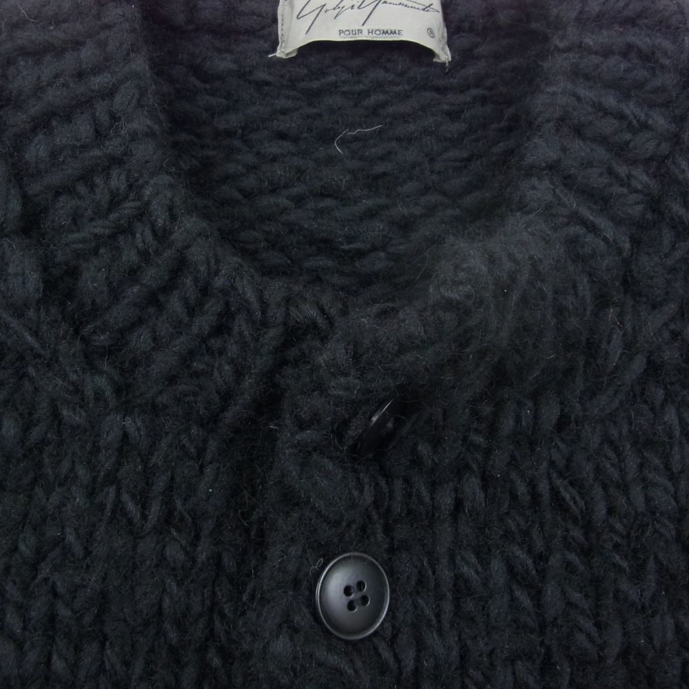 Yohji Yamamoto YYPH 20AW Destroyed Henley sweater Size US L / EU 52-54 / 3 - 6 Thumbnail
