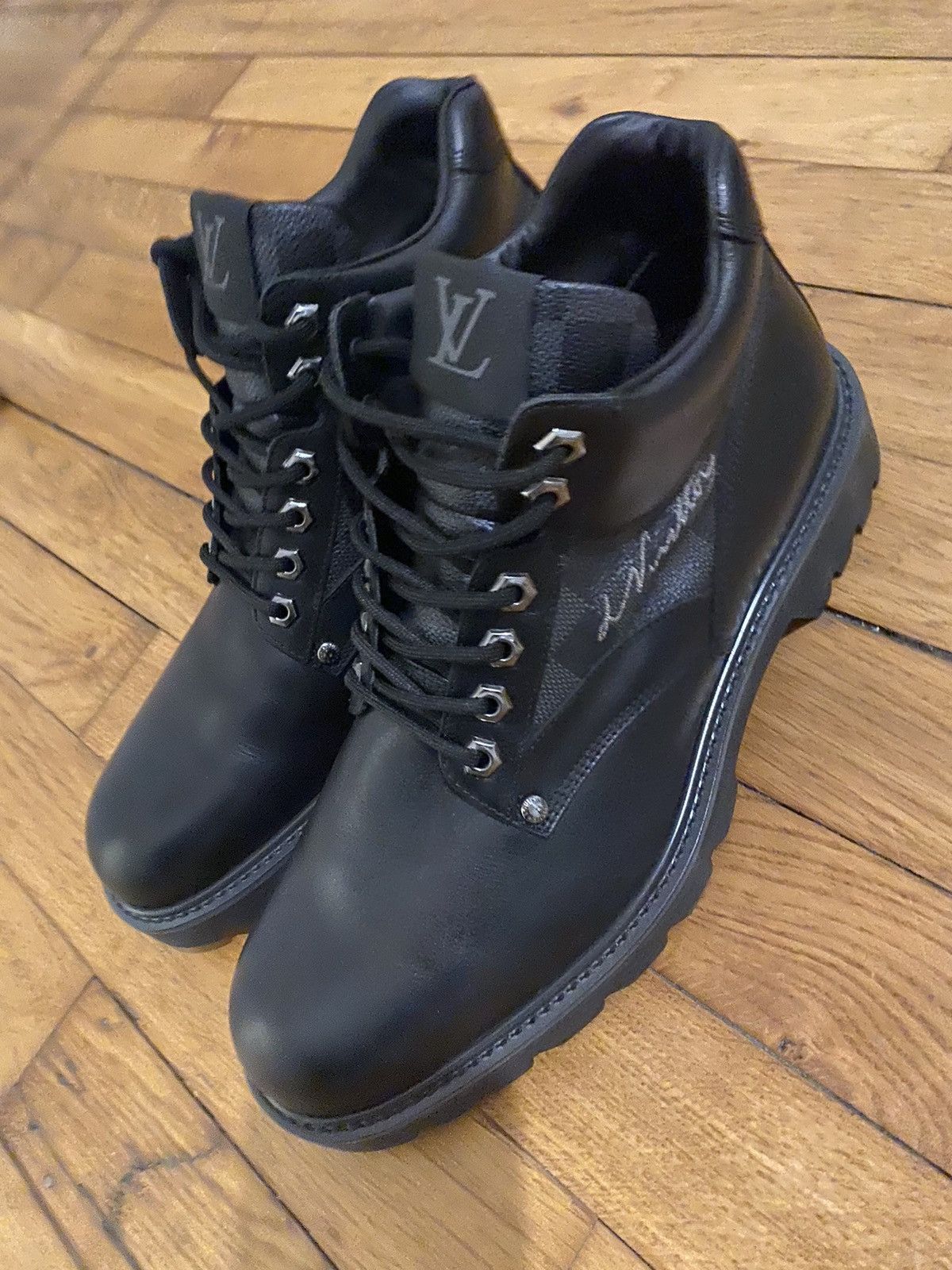 Louis Vuitton × Virgil Abloh Louis Vuitton Oberkampf Boots Size US 9 / EU 42 - 7 Thumbnail