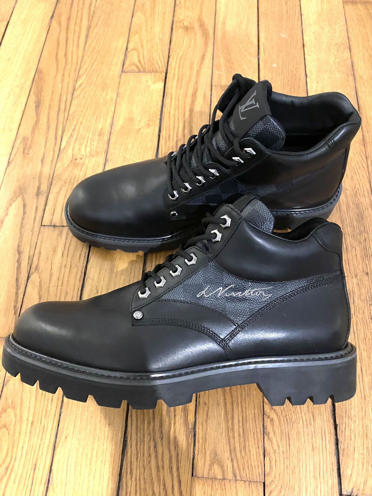 Louis Vuitton × Virgil Abloh Louis Vuitton Oberkampf Boots Size US 9 / EU 42 - 1 Thumbnail