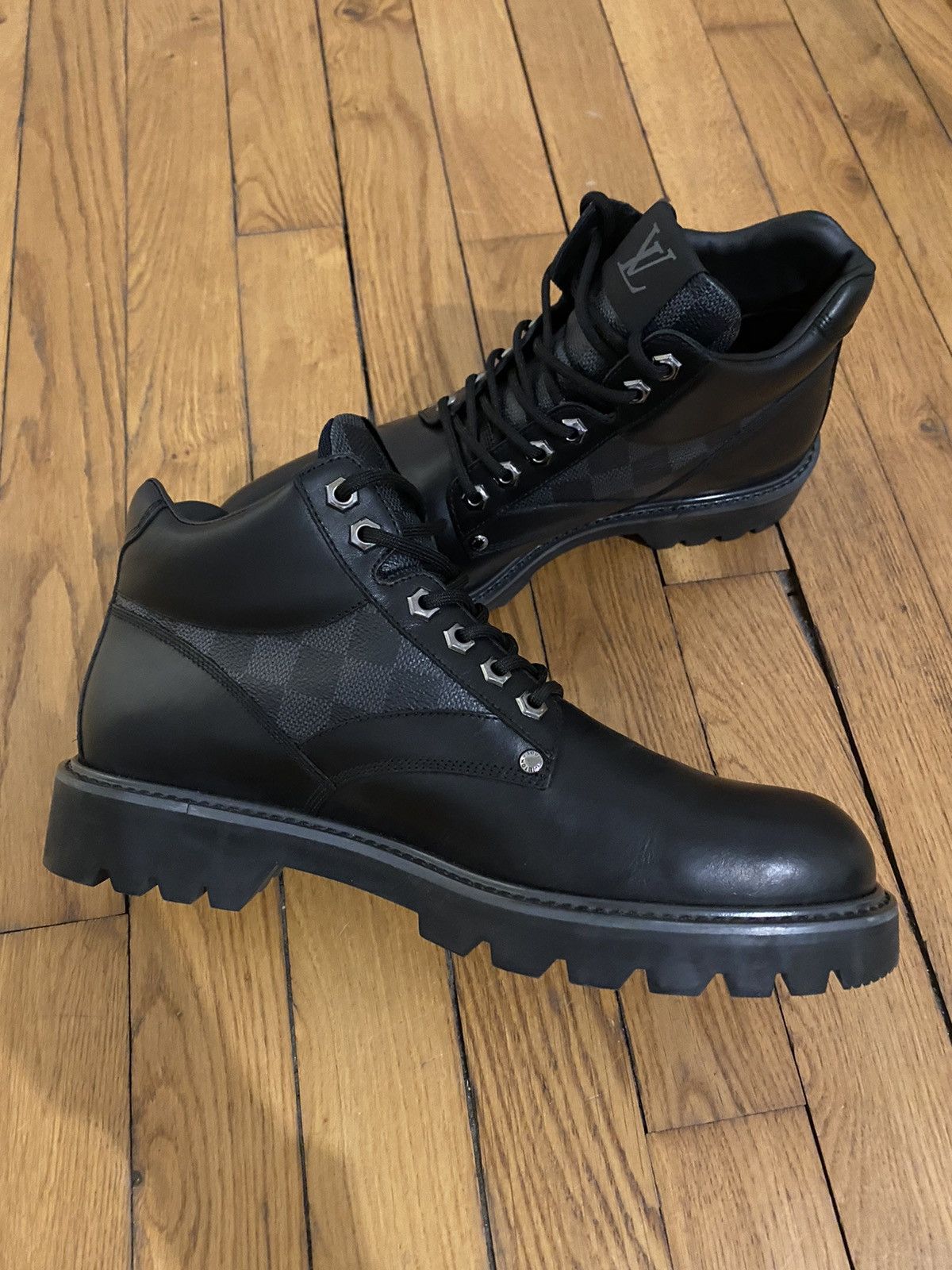 Louis Vuitton × Virgil Abloh Louis Vuitton Oberkampf Boots Size US 9 / EU 42 - 2 Thumbnail