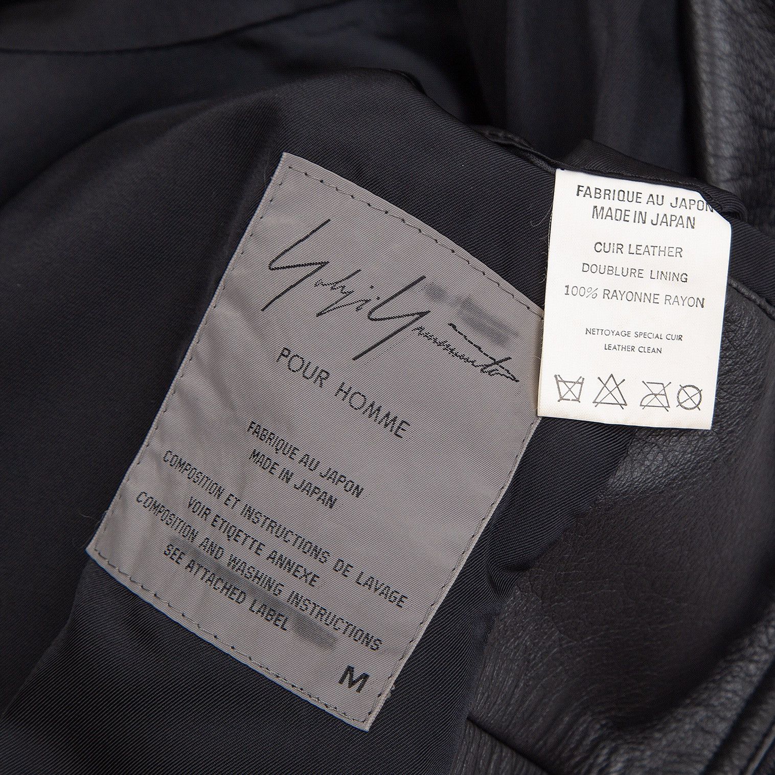 Yohji Yamamoto Yohji Yamamoto Sailor Leather Jacket 97AW ARCHIVE Size US M / EU 48-50 / 2 - 10 Thumbnail