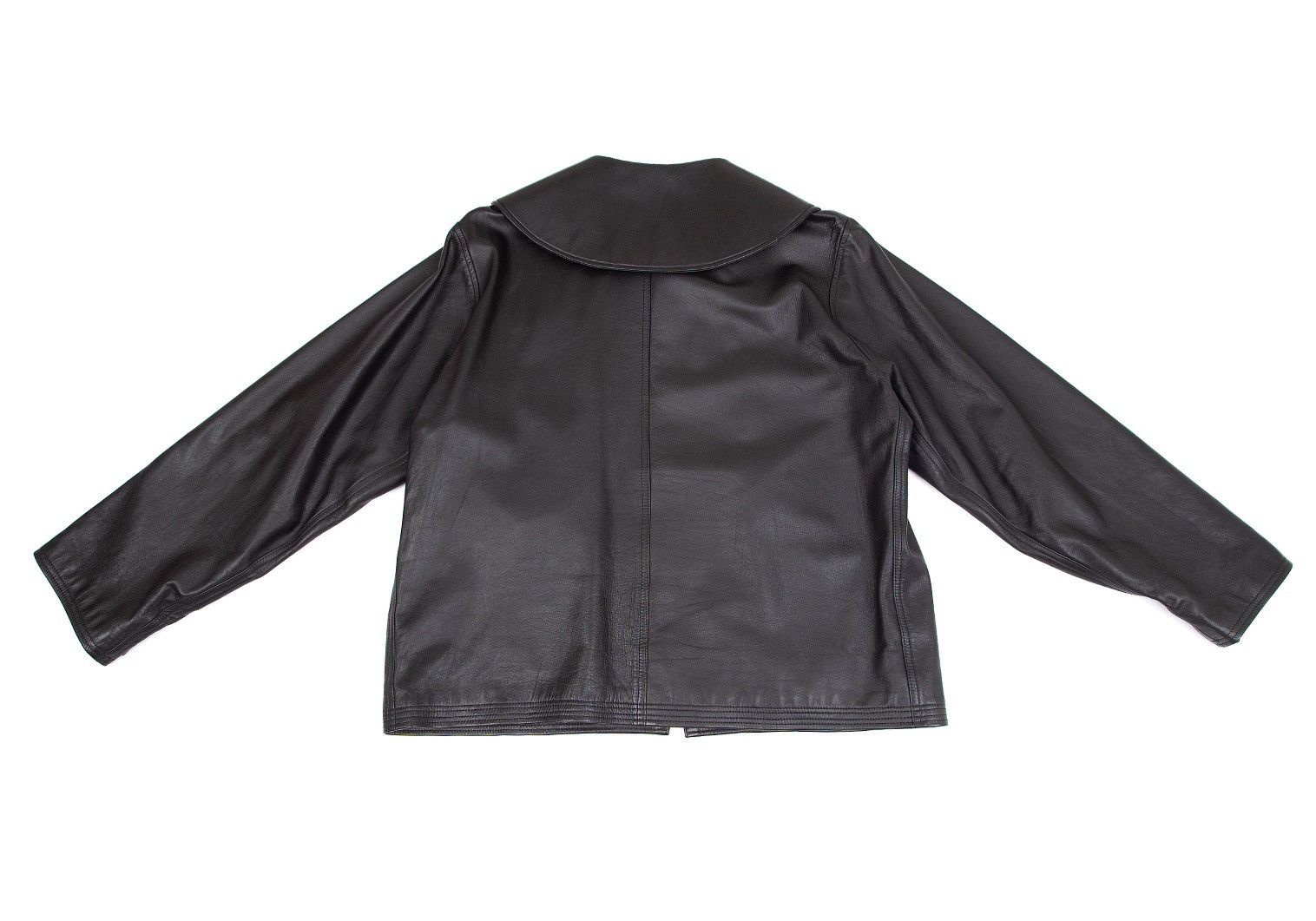 Yohji Yamamoto Yohji Yamamoto Sailor Leather Jacket 97AW ARCHIVE Size US M / EU 48-50 / 2 - 2 Thumbnail