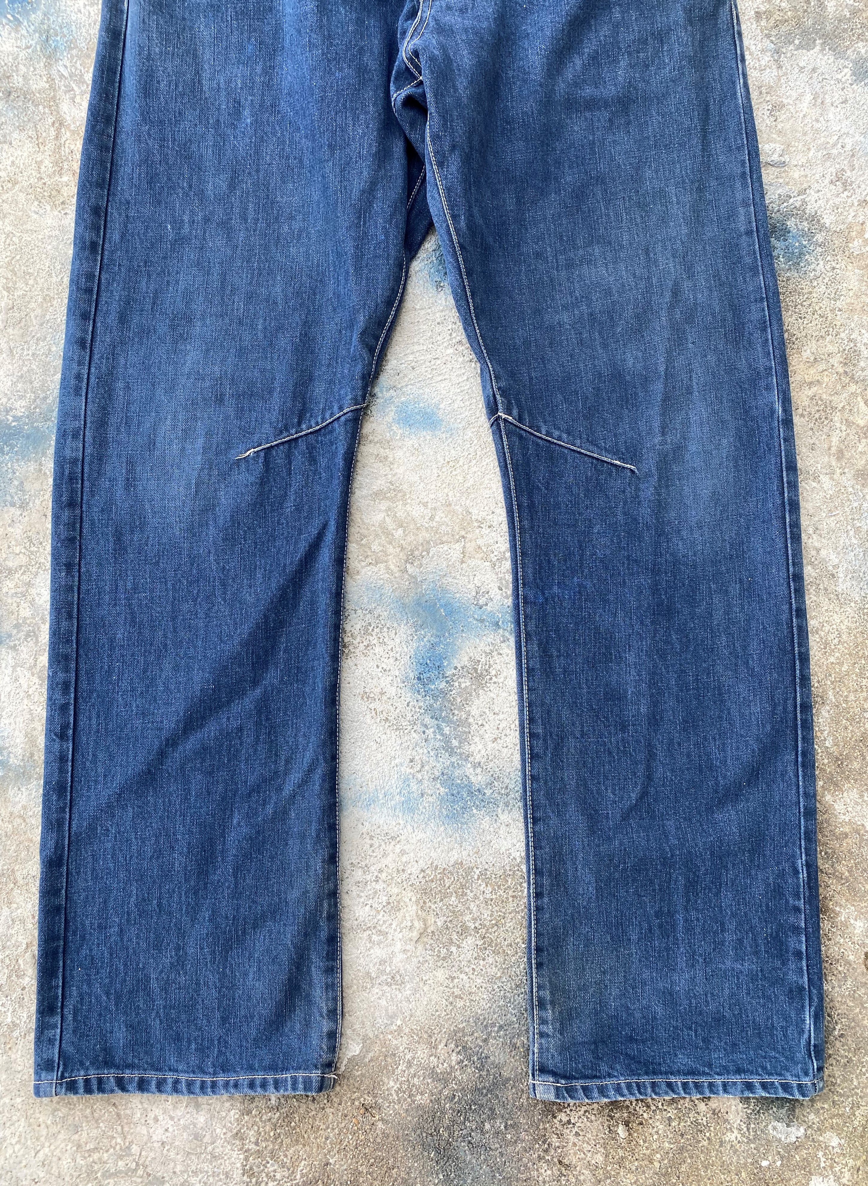 Japanese Brand × Vintage Concave Attempt Patchwork Arts Denim Size US 32 / EU 48 - 4 Thumbnail