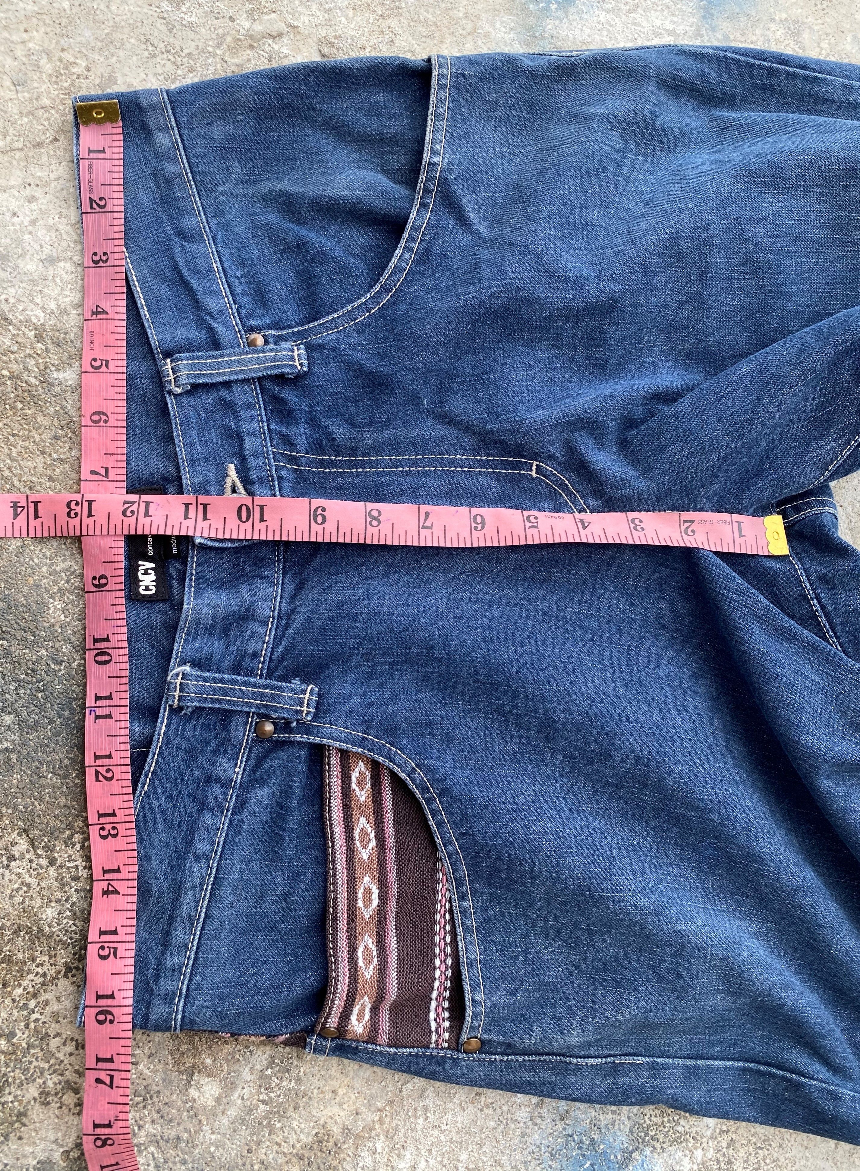 Japanese Brand × Vintage Concave Attempt Patchwork Arts Denim Size US 32 / EU 48 - 16 Thumbnail