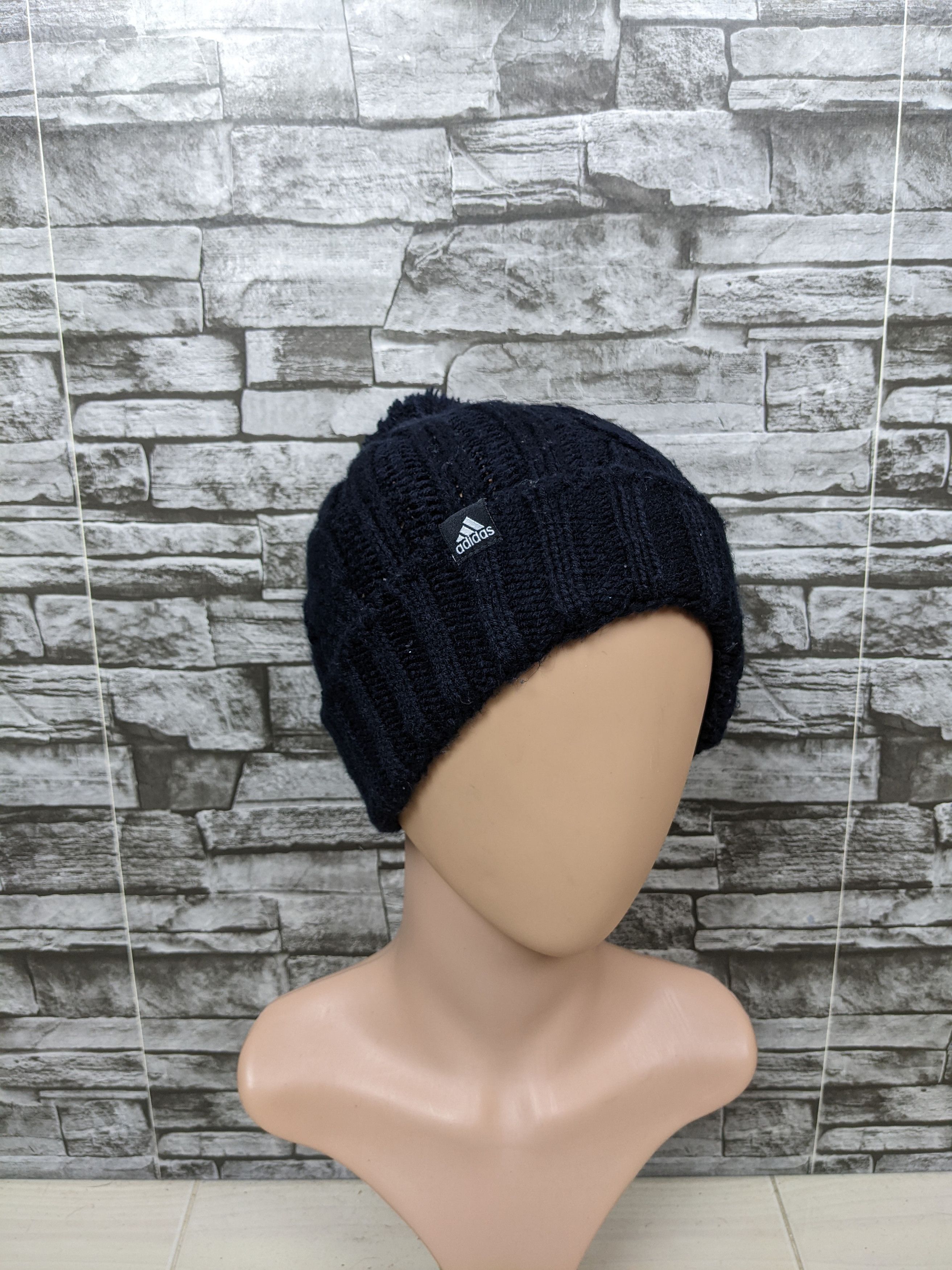 Adidas Vintage Adidas Sportswear Beanie Hat Cap Snowcap Ski Size ONE SIZE - 1 Thumbnail