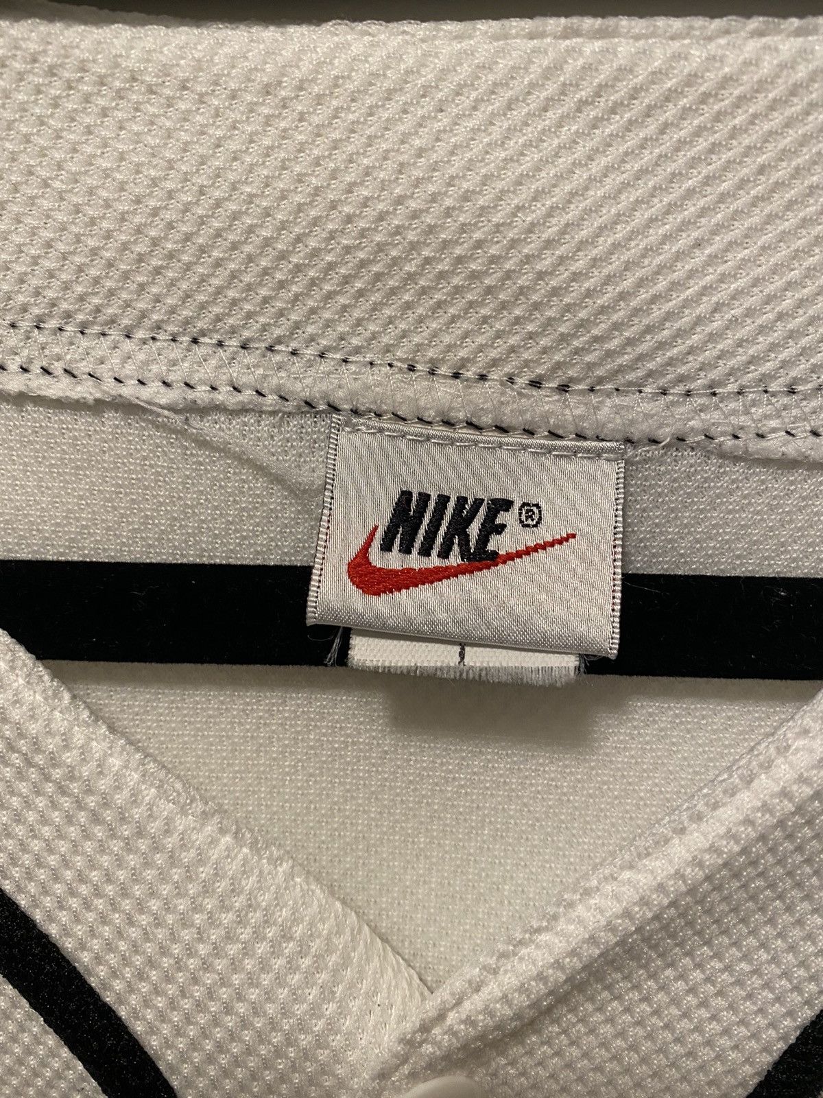 Nike × Vintage Vintage Nike Baseball Jersey Holographic Logo Size US L / EU 52-54 / 3 - 3 Thumbnail