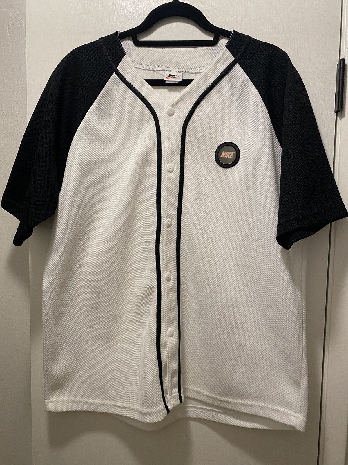 Vintage Nike Baseball Jersey Holographic Logo