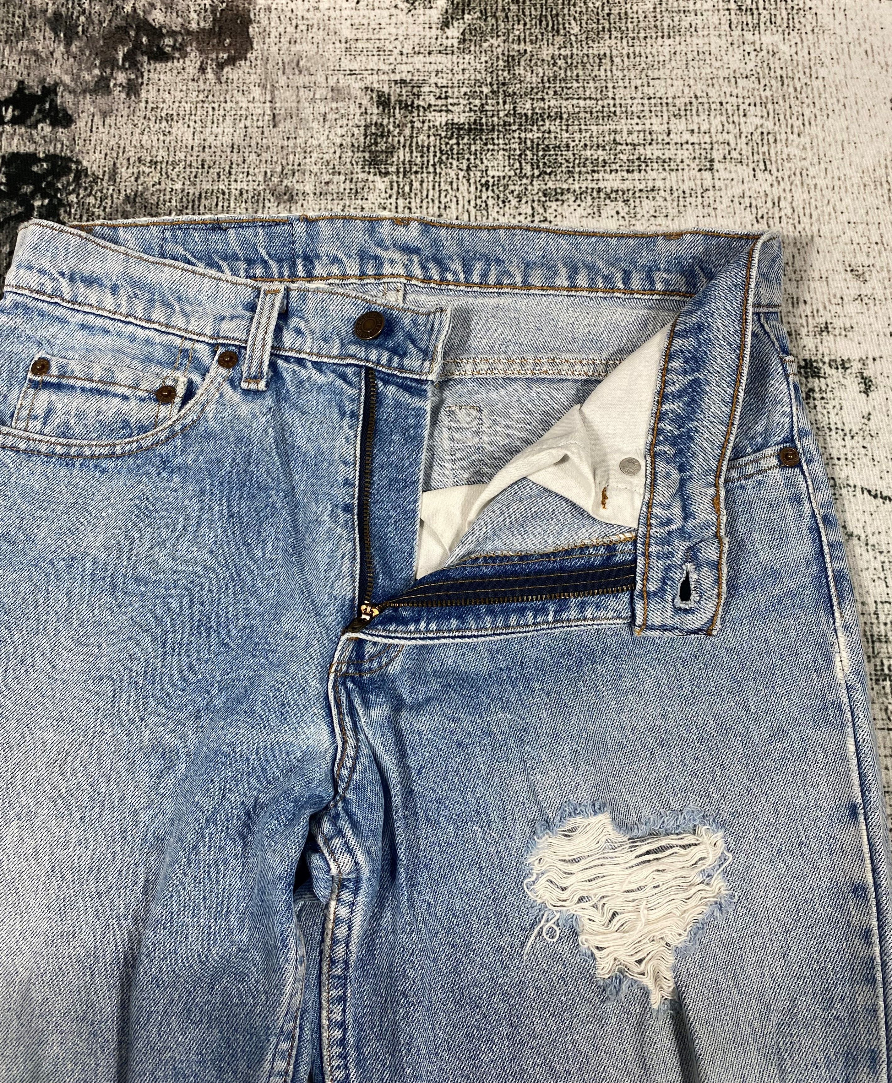 Levi's × Vintage Vintage Levis 506 Single R Light Washed Distressed Denim Size US 30 / EU 46 - 6 Thumbnail