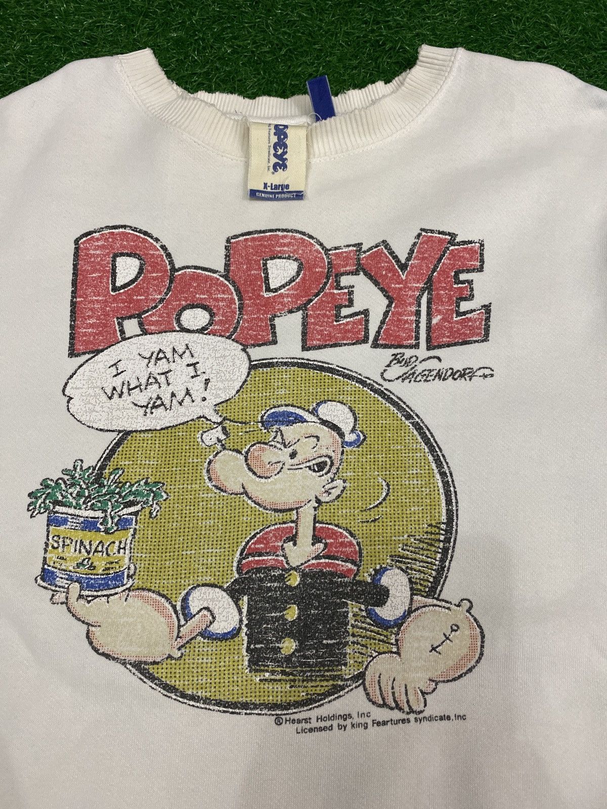 Anime × Cartoon Network Vibtage Popeye sweatshirt Size US XL / EU 56 / 4 - 4 Thumbnail