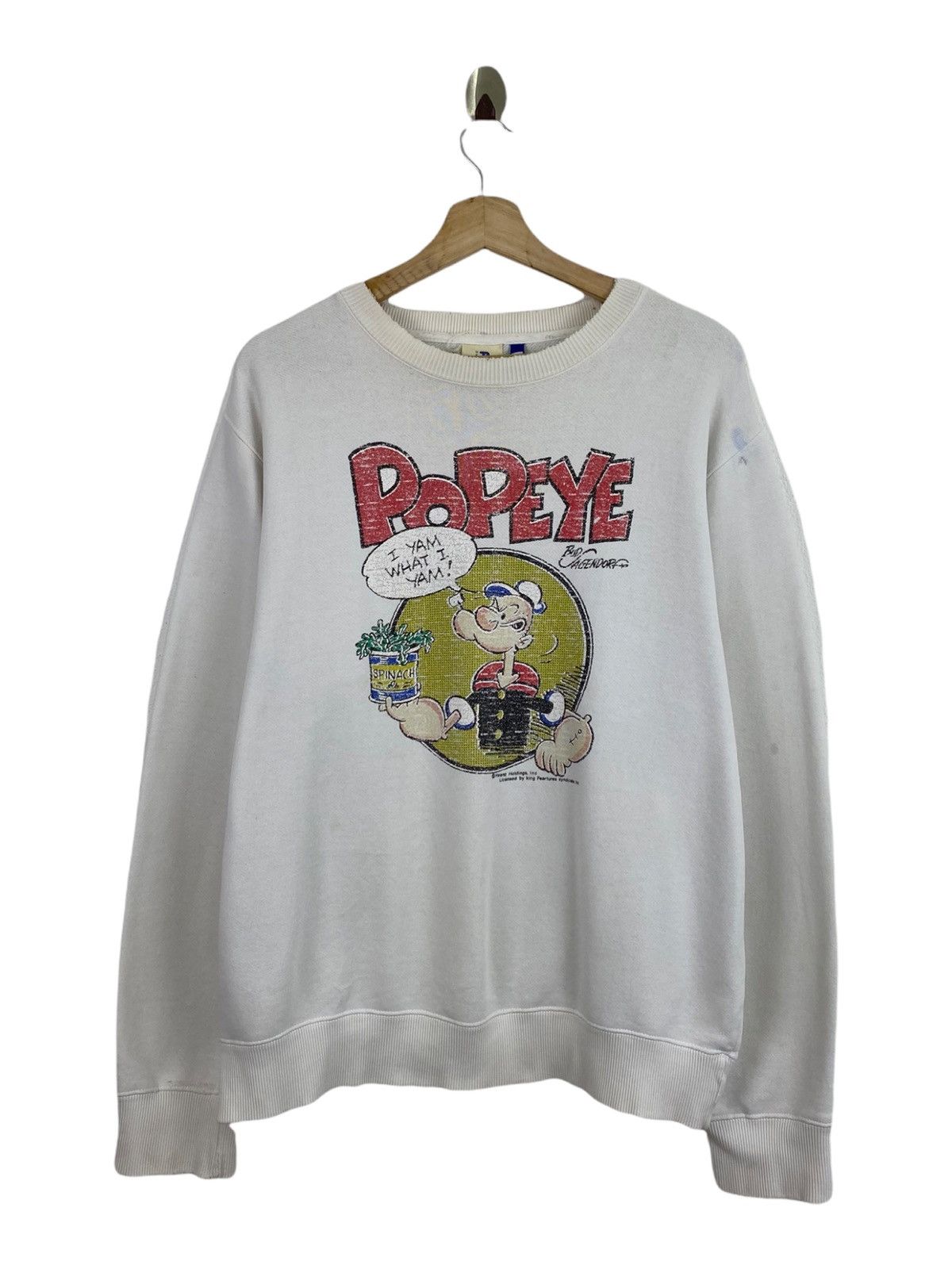 Anime × Cartoon Network Vibtage Popeye sweatshirt Size US XL / EU 56 / 4 - 1 Thumbnail