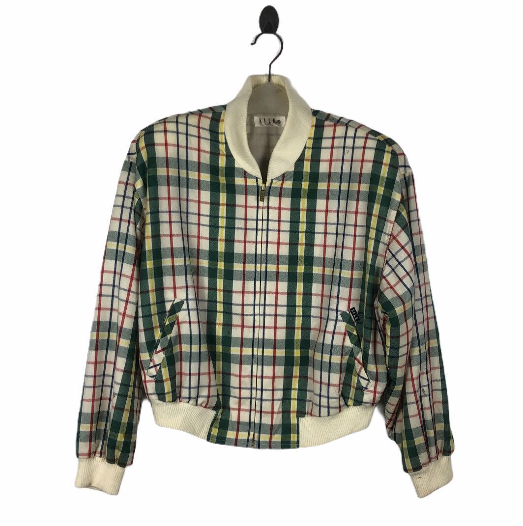 Japanese Brand Cropped Bomber Jacket Elle Sport Size US M / EU 48-50 / 2 - 2 Thumbnail