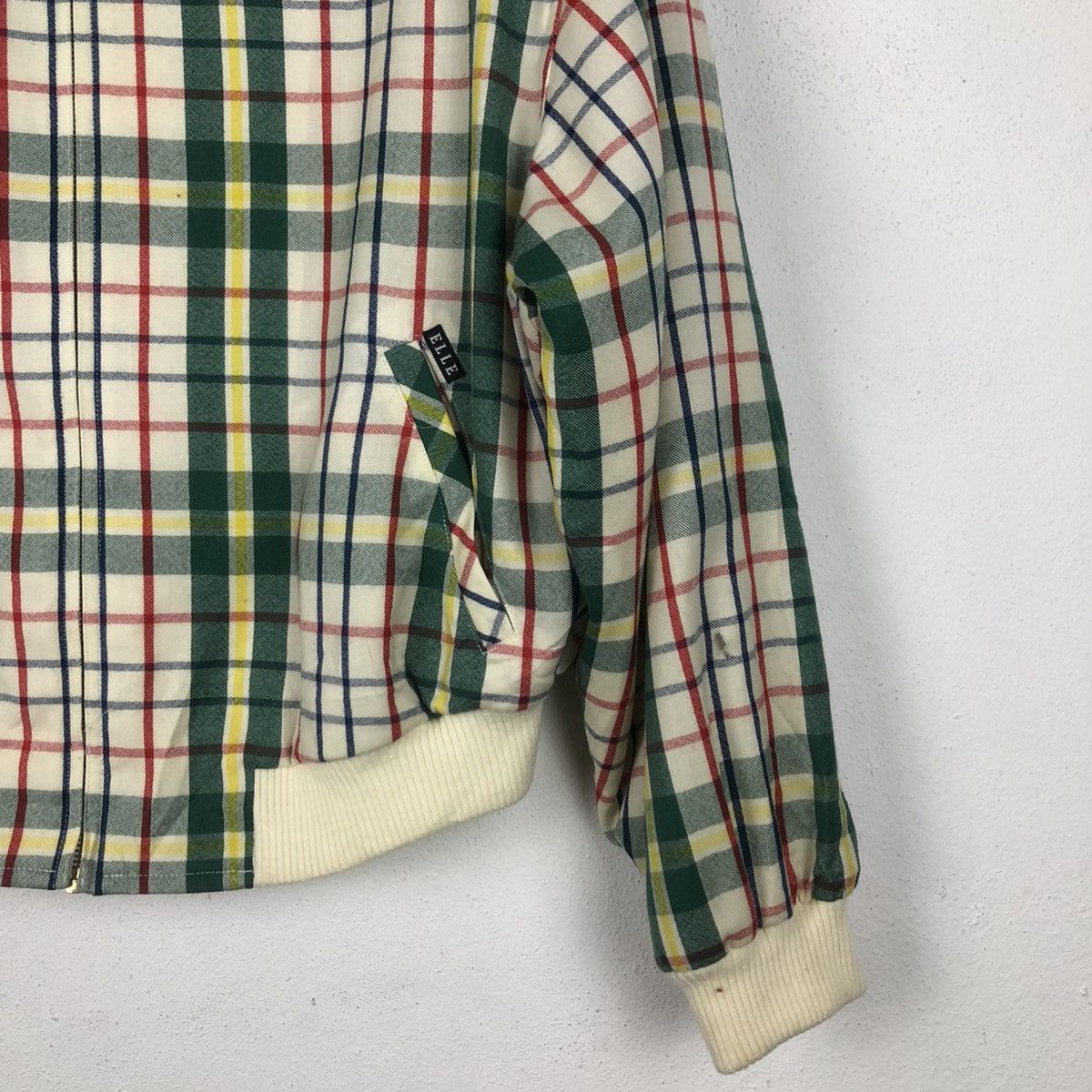 Japanese Brand Cropped Bomber Jacket Elle Sport Size US M / EU 48-50 / 2 - 6 Thumbnail