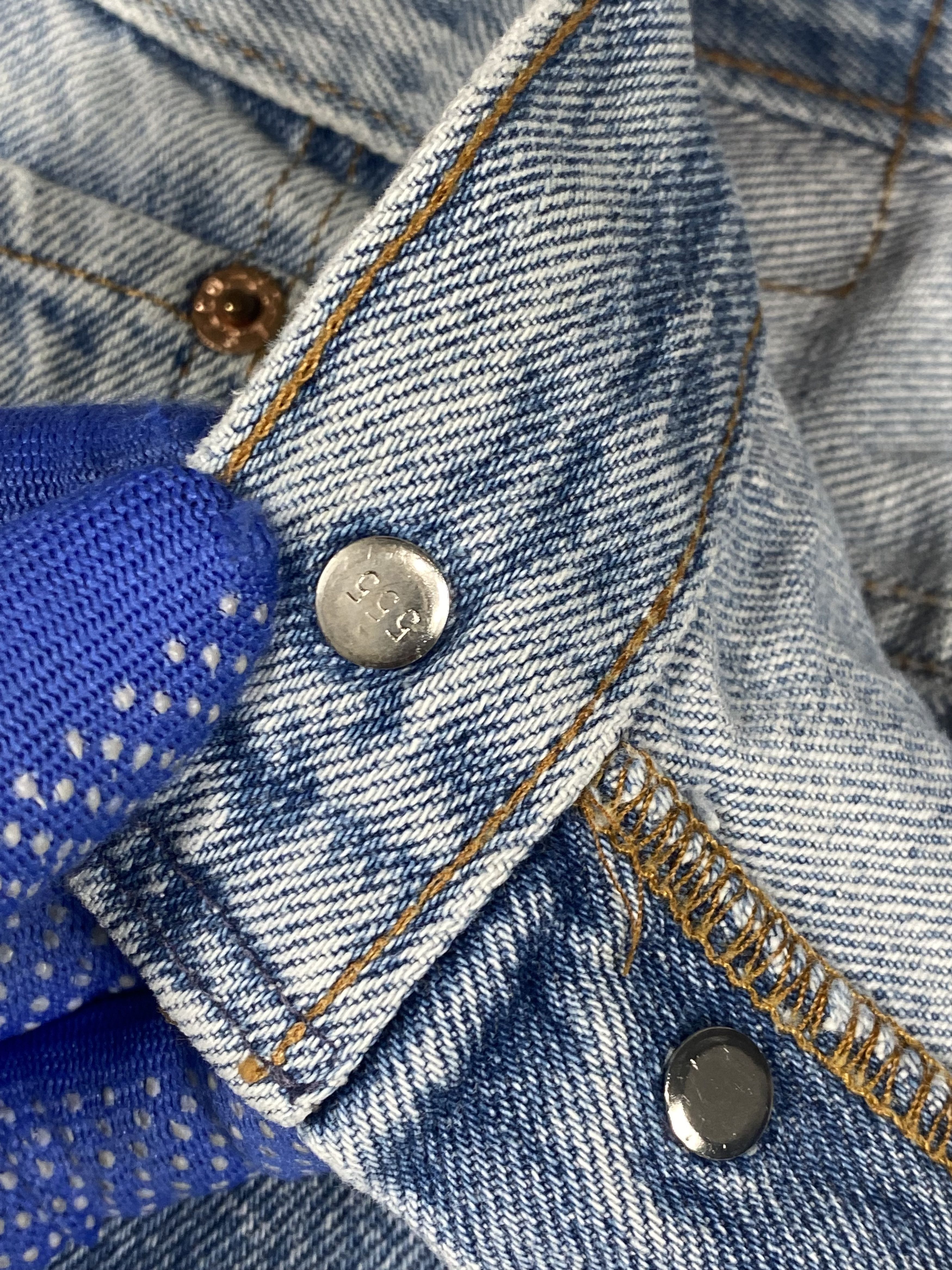 Levi's Vintage Clothing RARE🔥Vintage 90s Levis 501 Faded Washed Denim USA Size US 29 - 6 Thumbnail