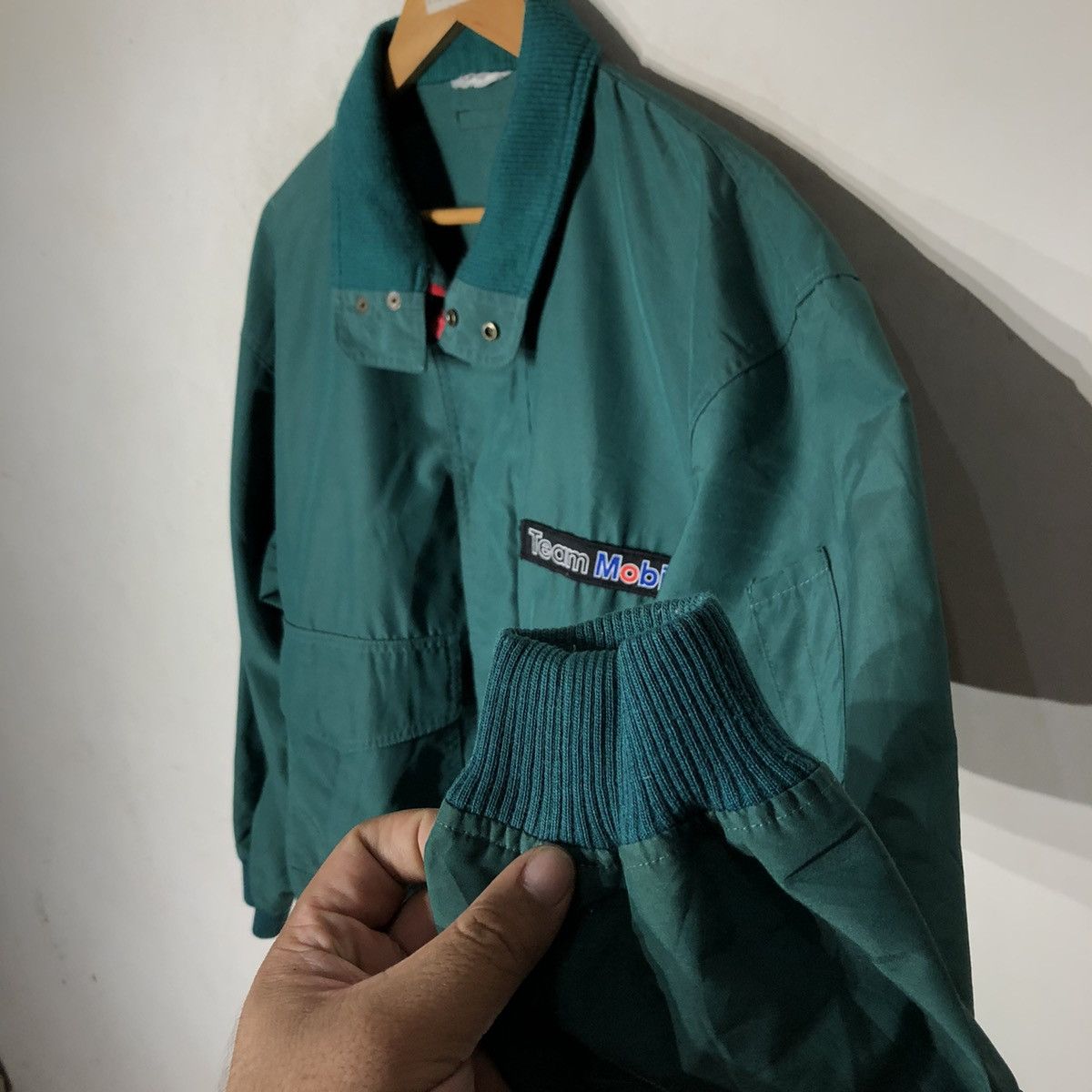 Japanese Brand × Vintage VINTAGE TEAM MOBILE BOMBER JACKET Size US M / EU 48-50 / 2 - 4 Thumbnail