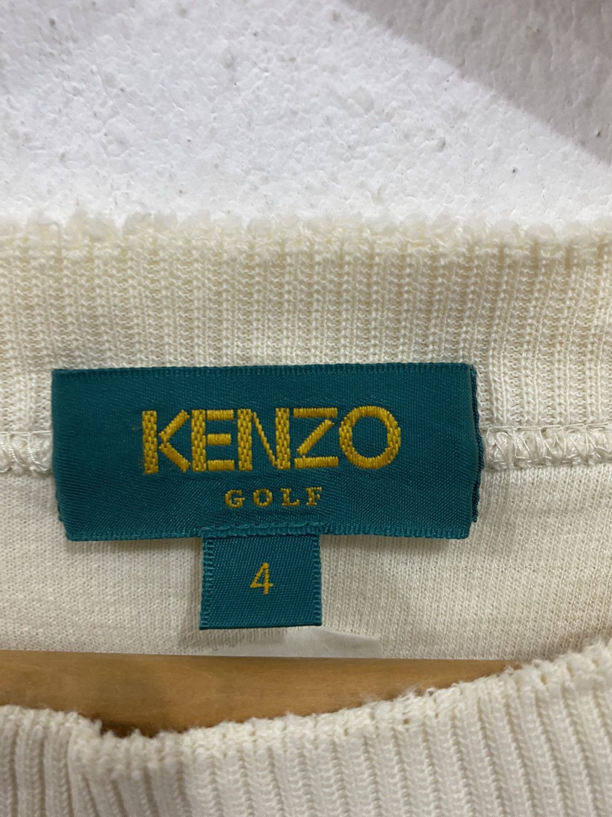 Kenzo × Vintage VINTAGE KENZO GOLF SWEATER EMBROIDED LOGO COLOUR Size US L / EU 52-54 / 3 - 5 Thumbnail