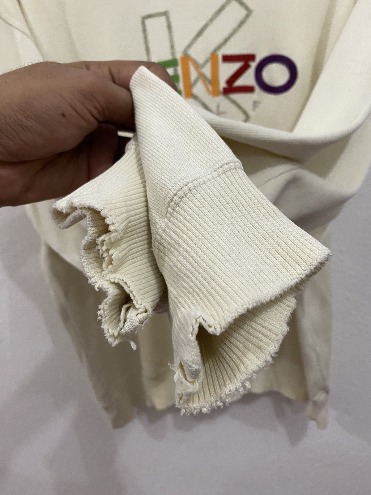 Kenzo × Vintage VINTAGE KENZO GOLF SWEATER EMBROIDED LOGO COLOUR Size US L / EU 52-54 / 3 - 4 Thumbnail