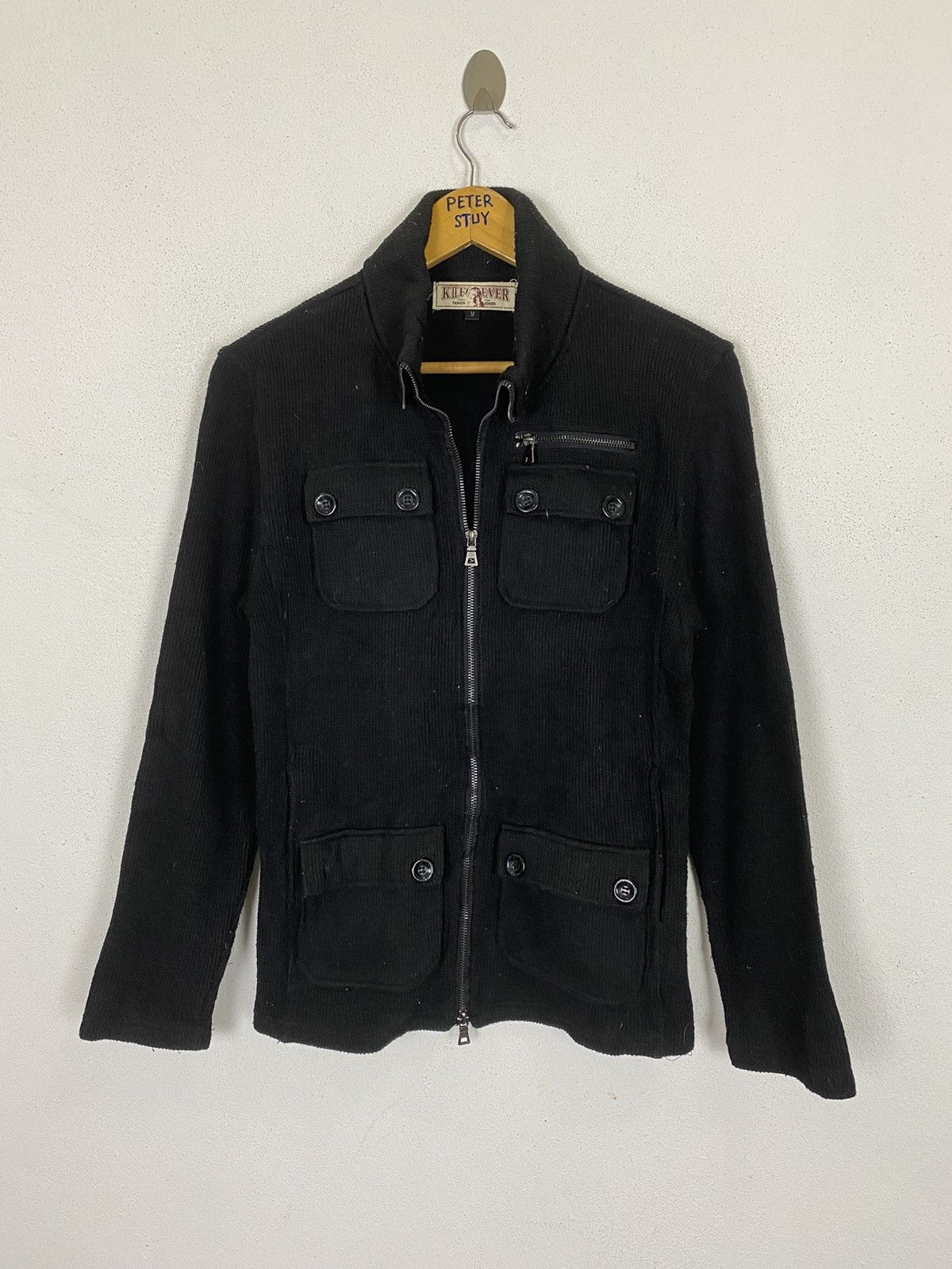 Japanese Brand K2 For Ever Knitwear zipper jacket Size US M / EU 48-50 / 2 - 2 Thumbnail