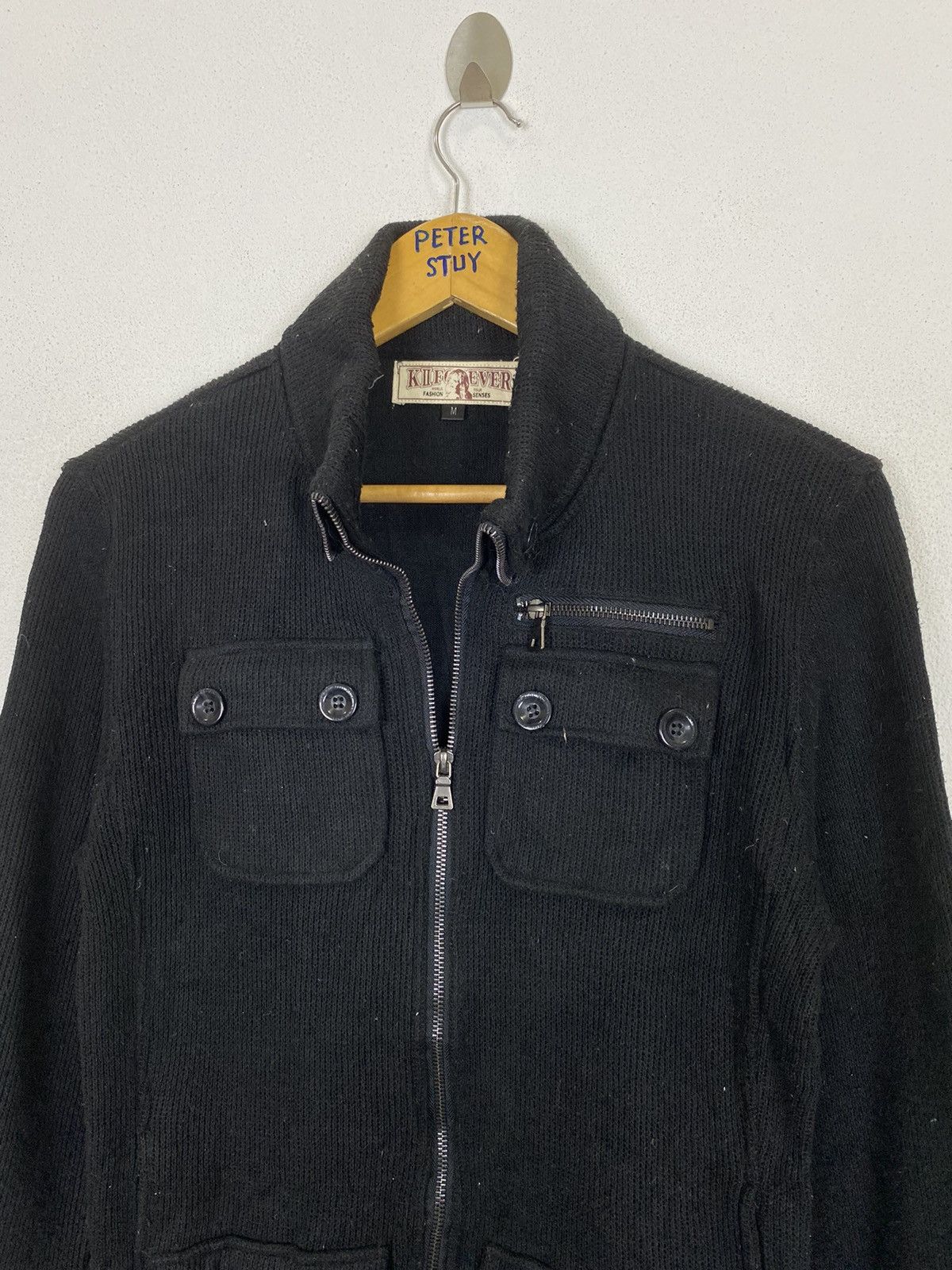 Japanese Brand K2 For Ever Knitwear zipper jacket Size US M / EU 48-50 / 2 - 5 Thumbnail