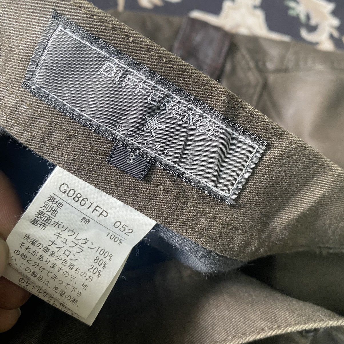 Japanese Brand DIFFERENCE RUPERT Coated Wax Cargo Bondage Flare Pants Size US 31 - 16 Thumbnail
