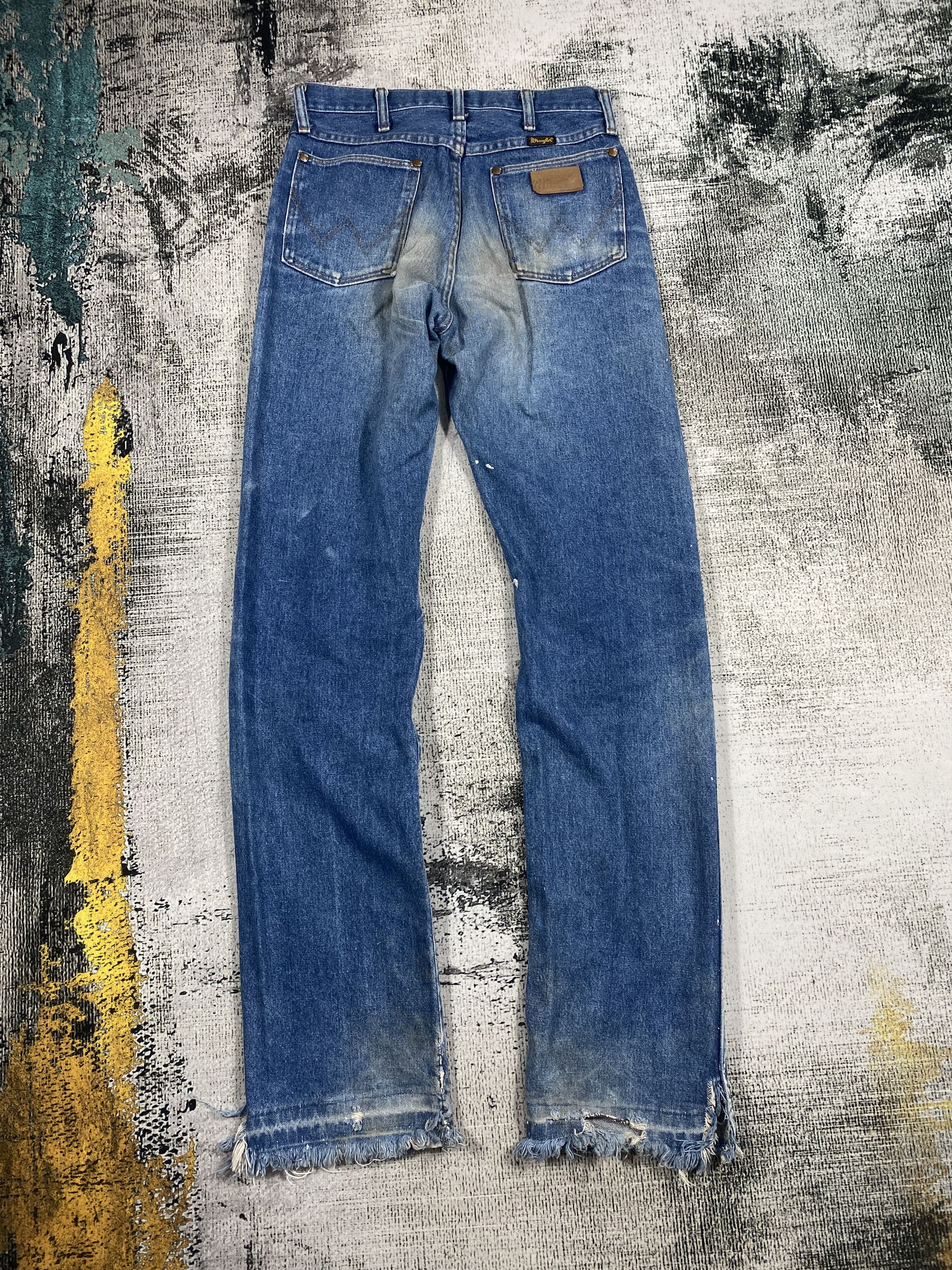 Wrangler RARE🔥Vintage Wrangler Ideal Zipper Painters Released Hem Size US 28 / EU 44 - 2 Thumbnail