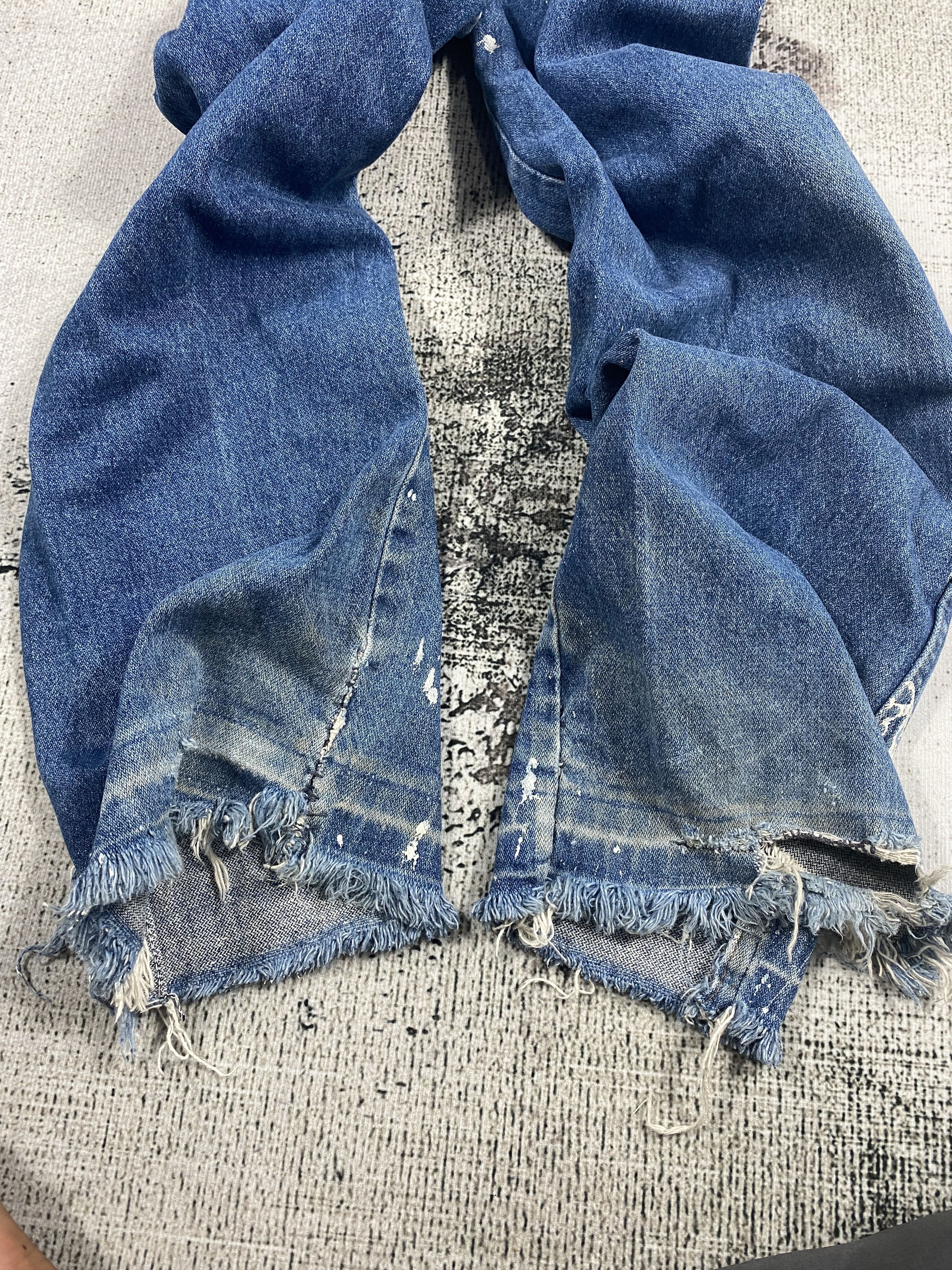 Wrangler RARE🔥Vintage Wrangler Ideal Zipper Painters Released Hem Size US 28 / EU 44 - 11 Thumbnail