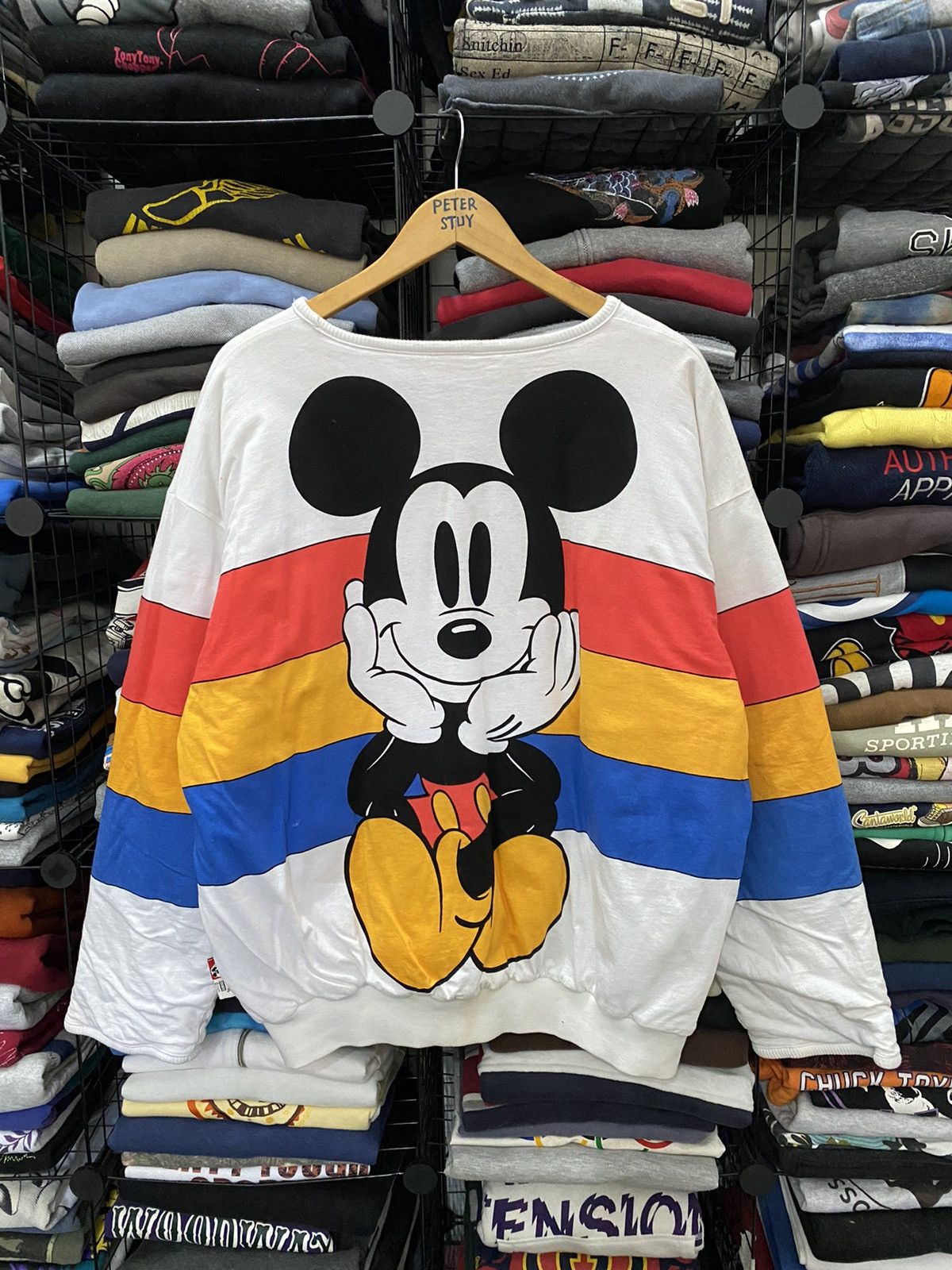 Disney × Mickey Mouse × Vintage Vintage Mickey Mouse Reversible Sweater Size US L / EU 52-54 / 3 - 2 Thumbnail