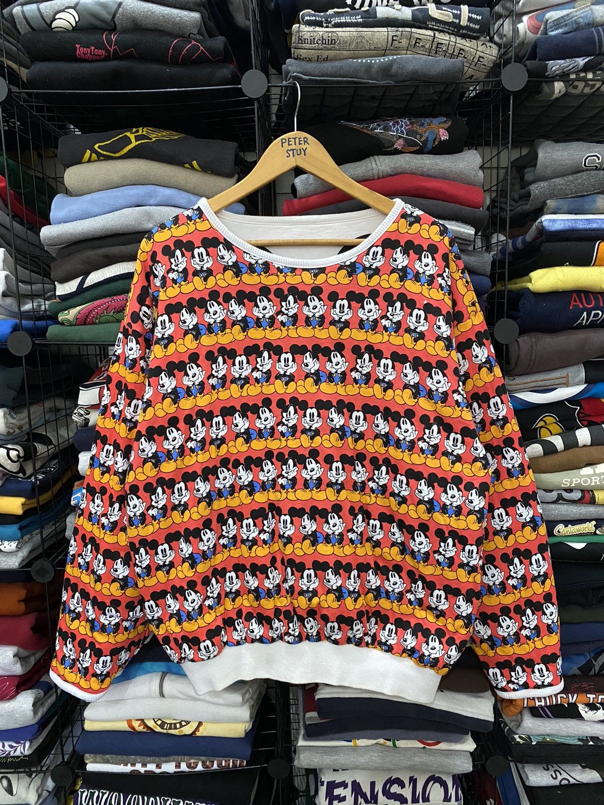 Disney × Mickey Mouse × Vintage Vintage Mickey Mouse Reversible Sweater Size US L / EU 52-54 / 3 - 3 Thumbnail