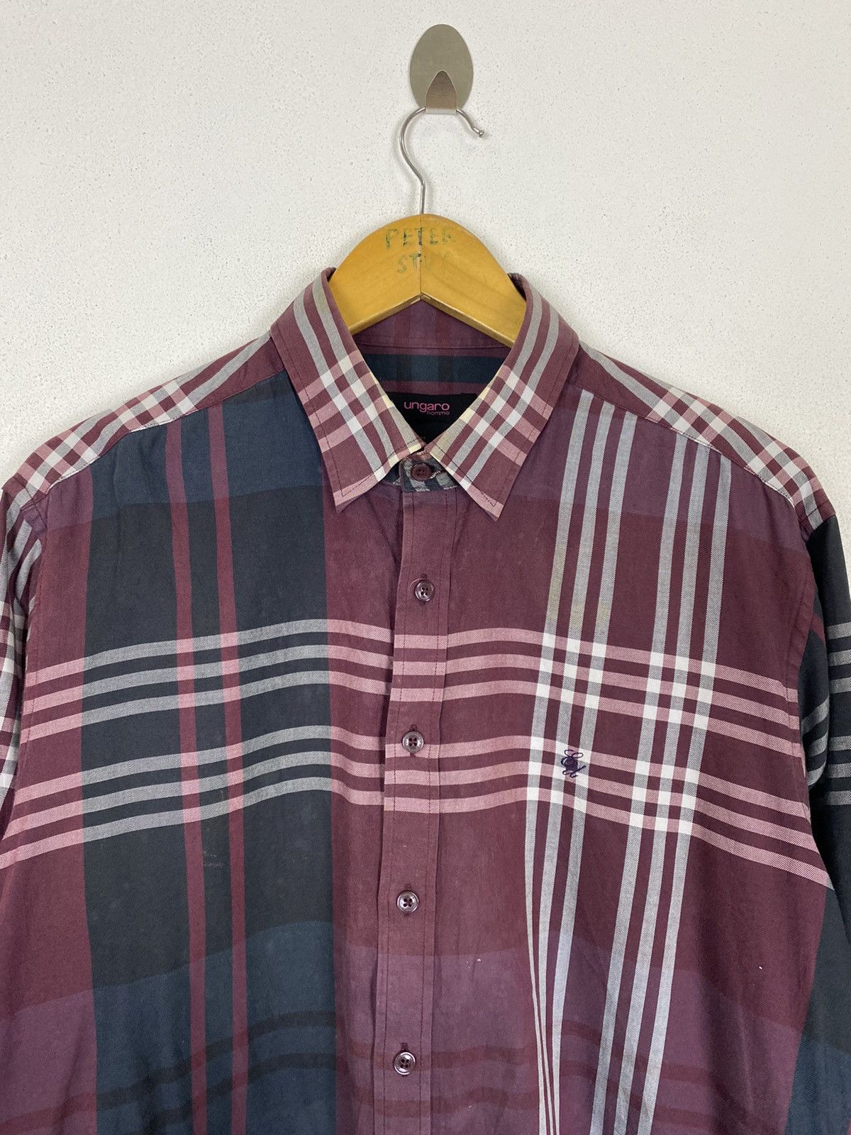 Flannel × Ungaro Paris Ungaro Homme Flannel Size US L / EU 52-54 / 3 - 3 Thumbnail