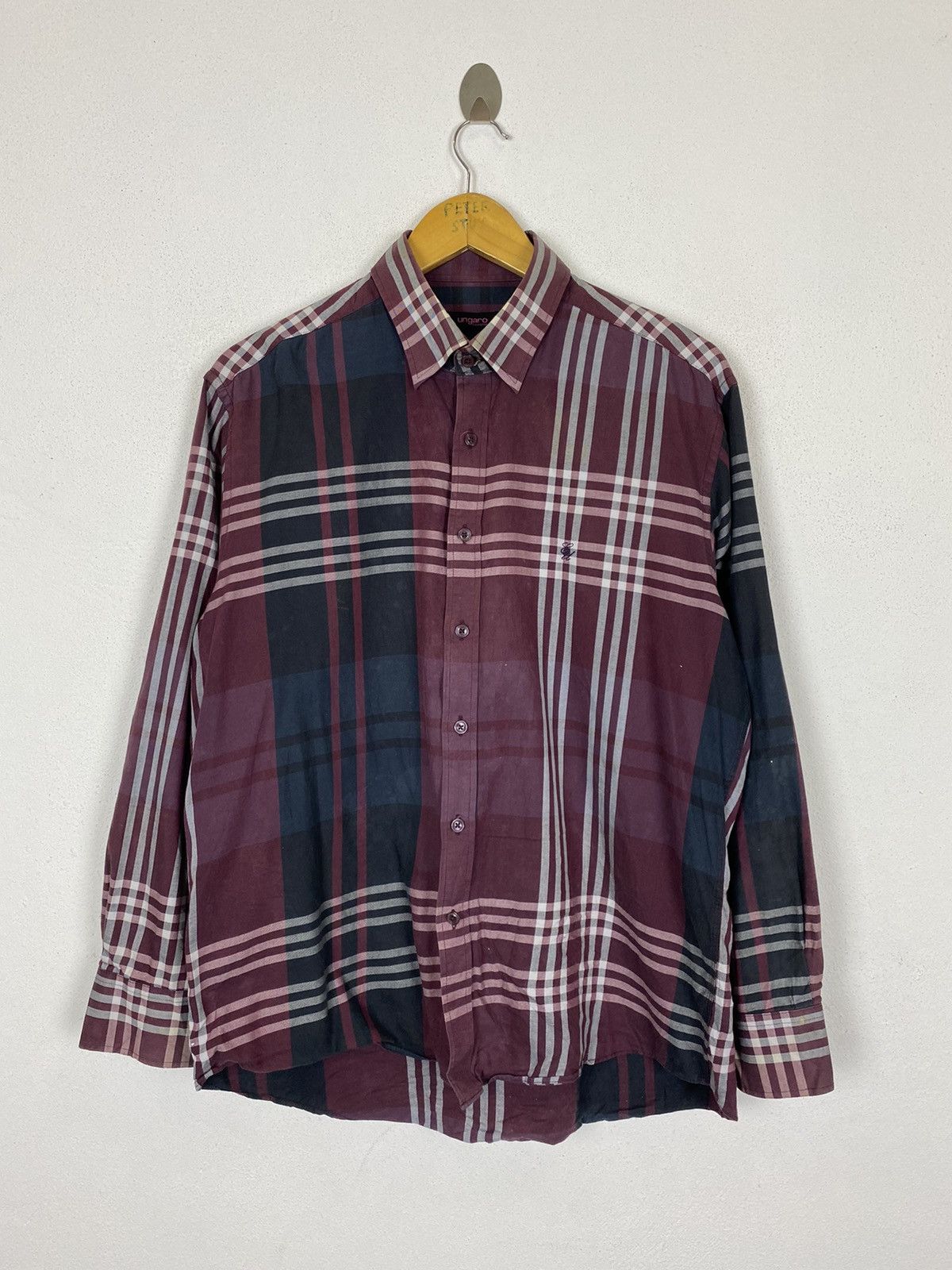 Flannel × Ungaro Paris Ungaro Homme Flannel Size US L / EU 52-54 / 3 - 2 Thumbnail