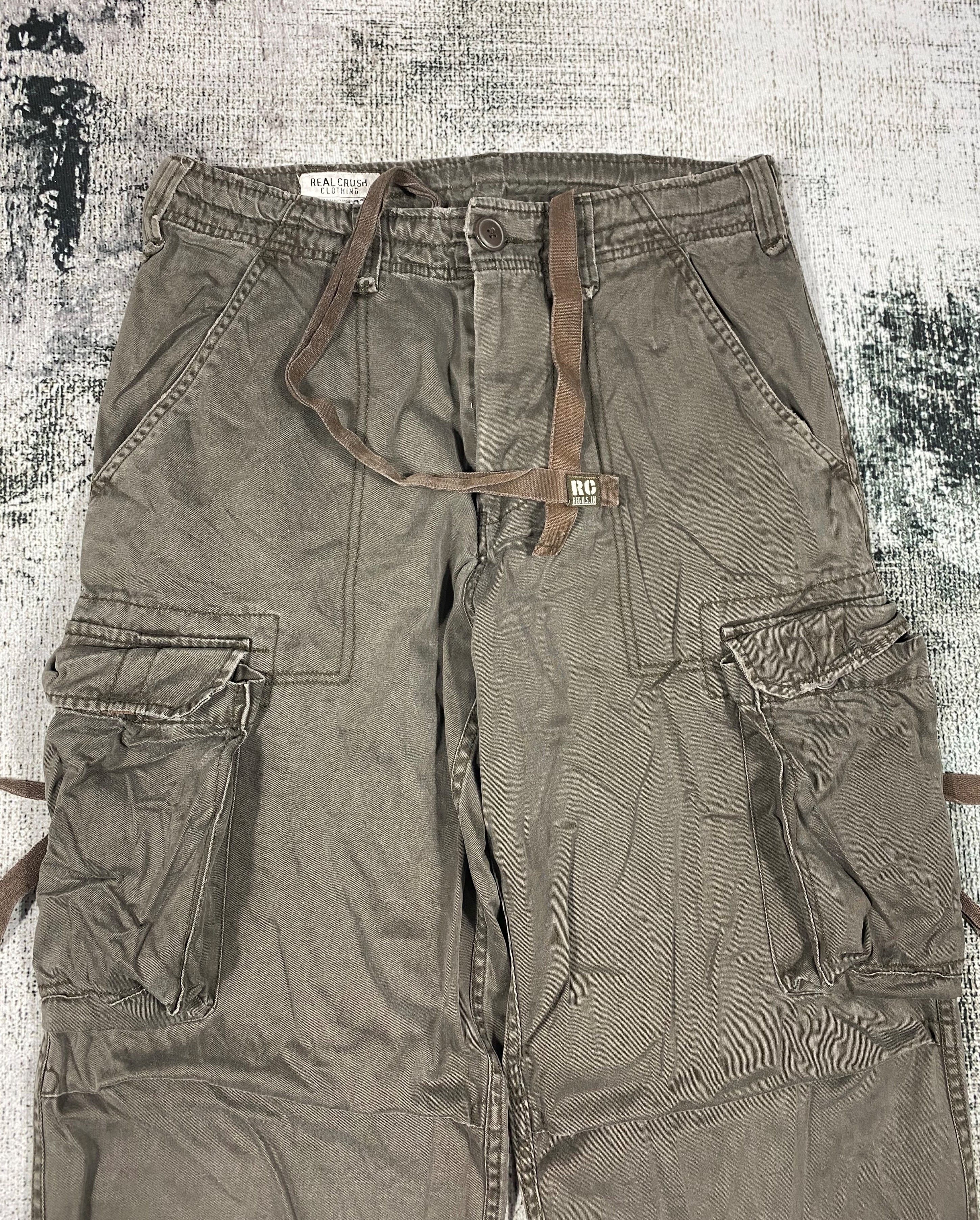 Japanese Brand × Vintage Real Crush Japanese Cargo Pants Multi Pocket Bondage Size US 30 / EU 46 - 4 Thumbnail