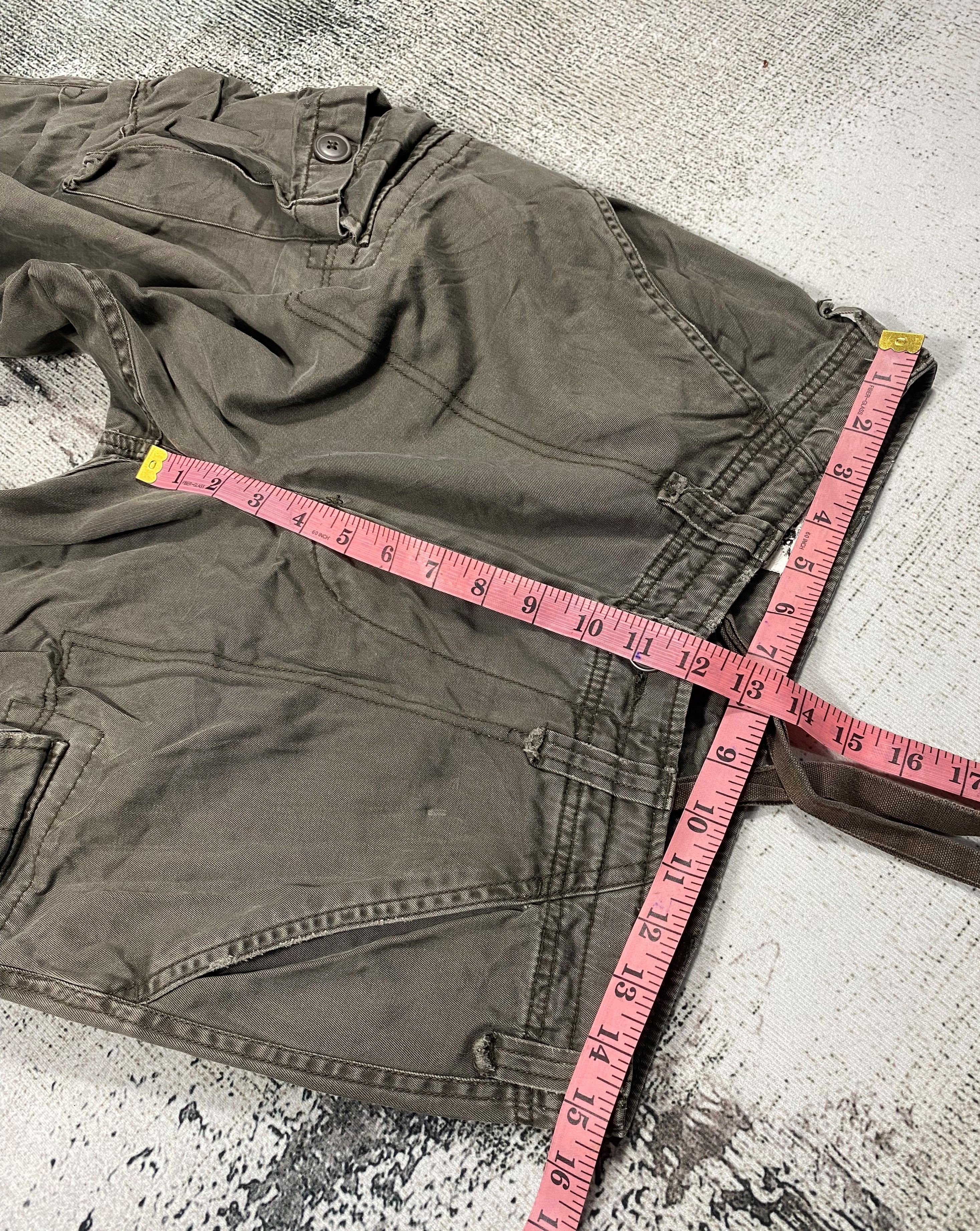 Japanese Brand × Vintage Real Crush Japanese Cargo Pants Multi Pocket Bondage Size US 30 / EU 46 - 13 Thumbnail