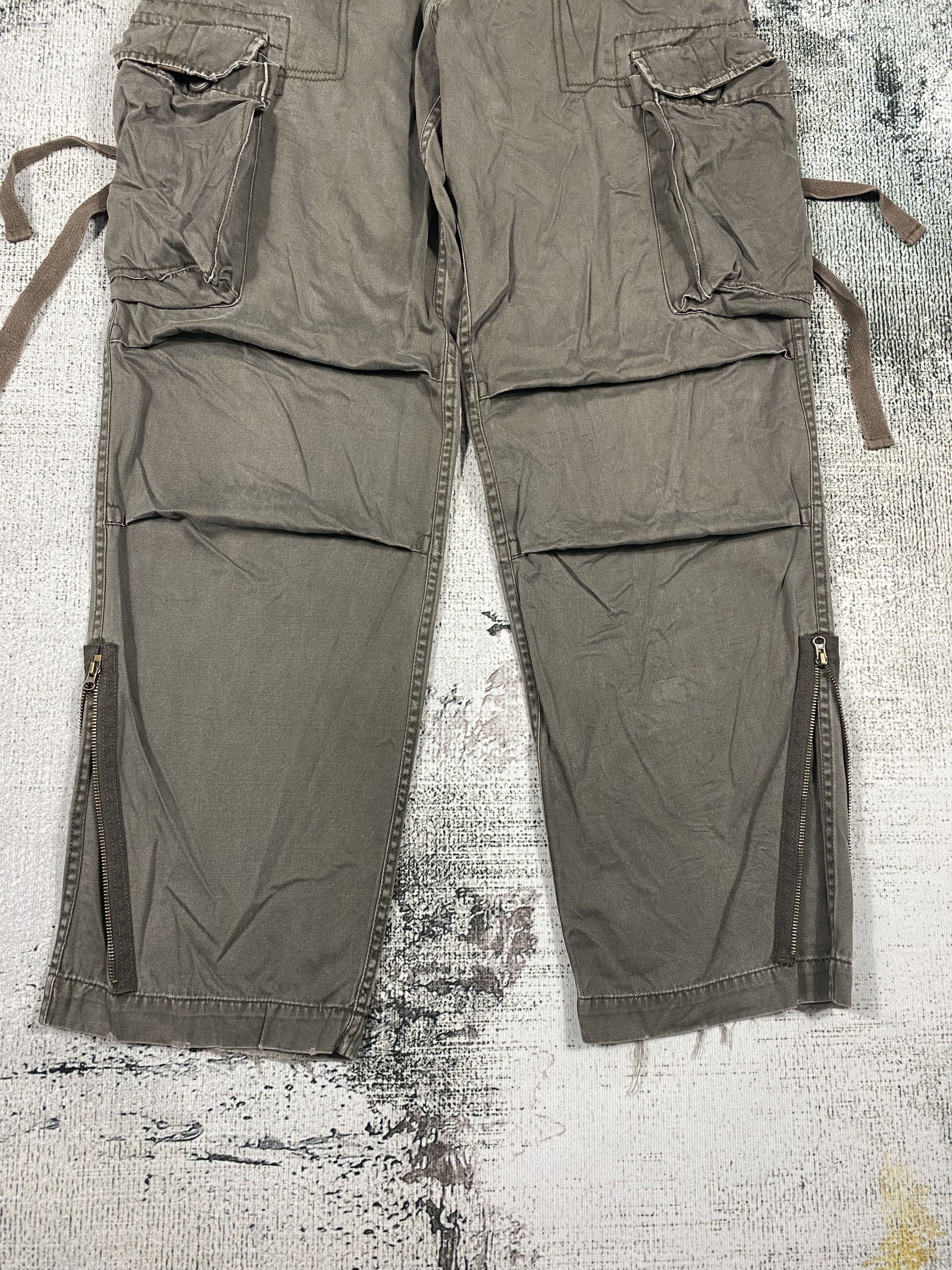 Japanese Brand × Vintage Real Crush Japanese Cargo Pants Multi Pocket Bondage Size US 30 / EU 46 - 6 Thumbnail