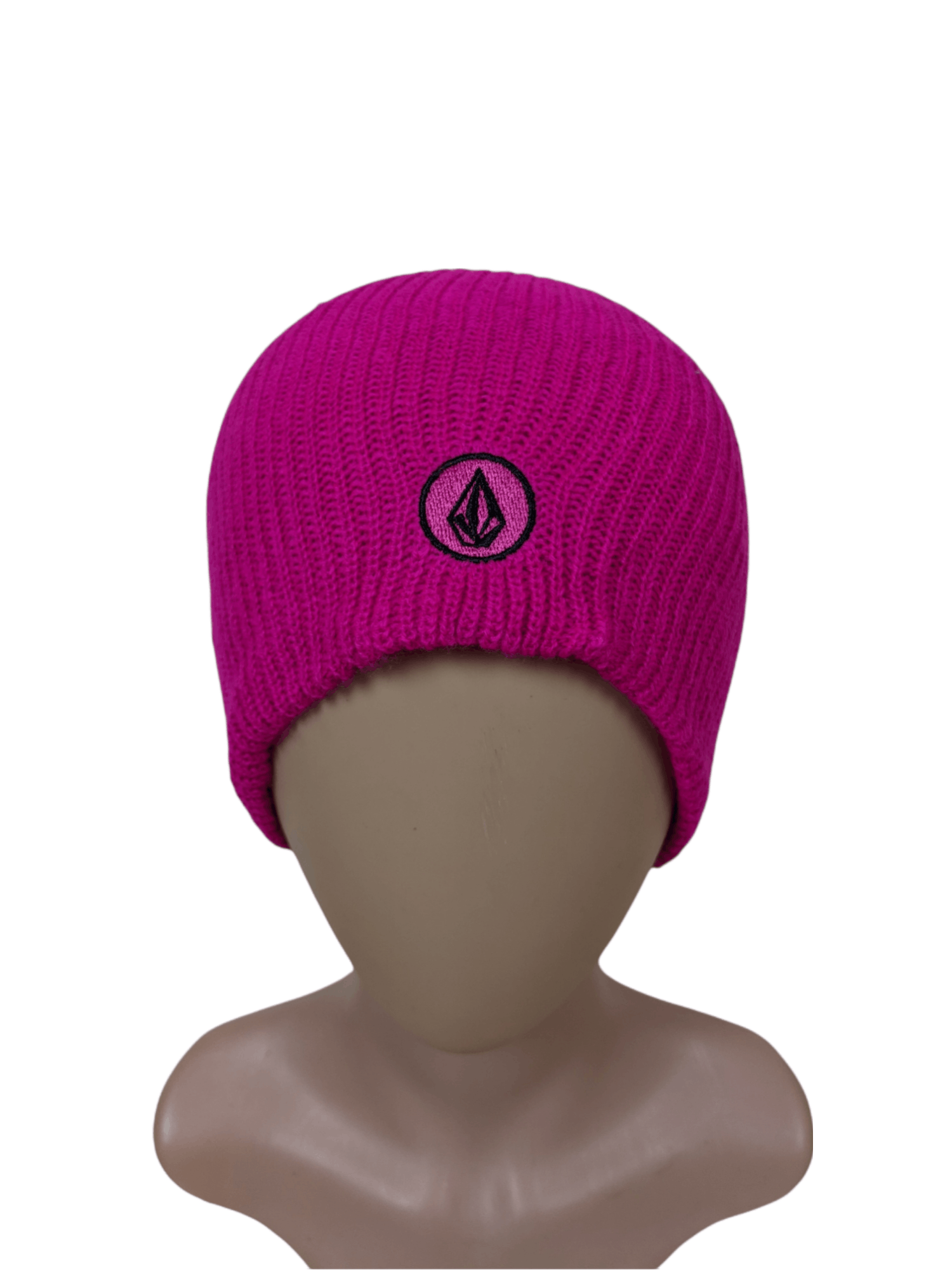Vintage Vintage 90s Volcom Plain Pink Beanie Hat Cap Snowcap Size ONE SIZE - 1 Thumbnail