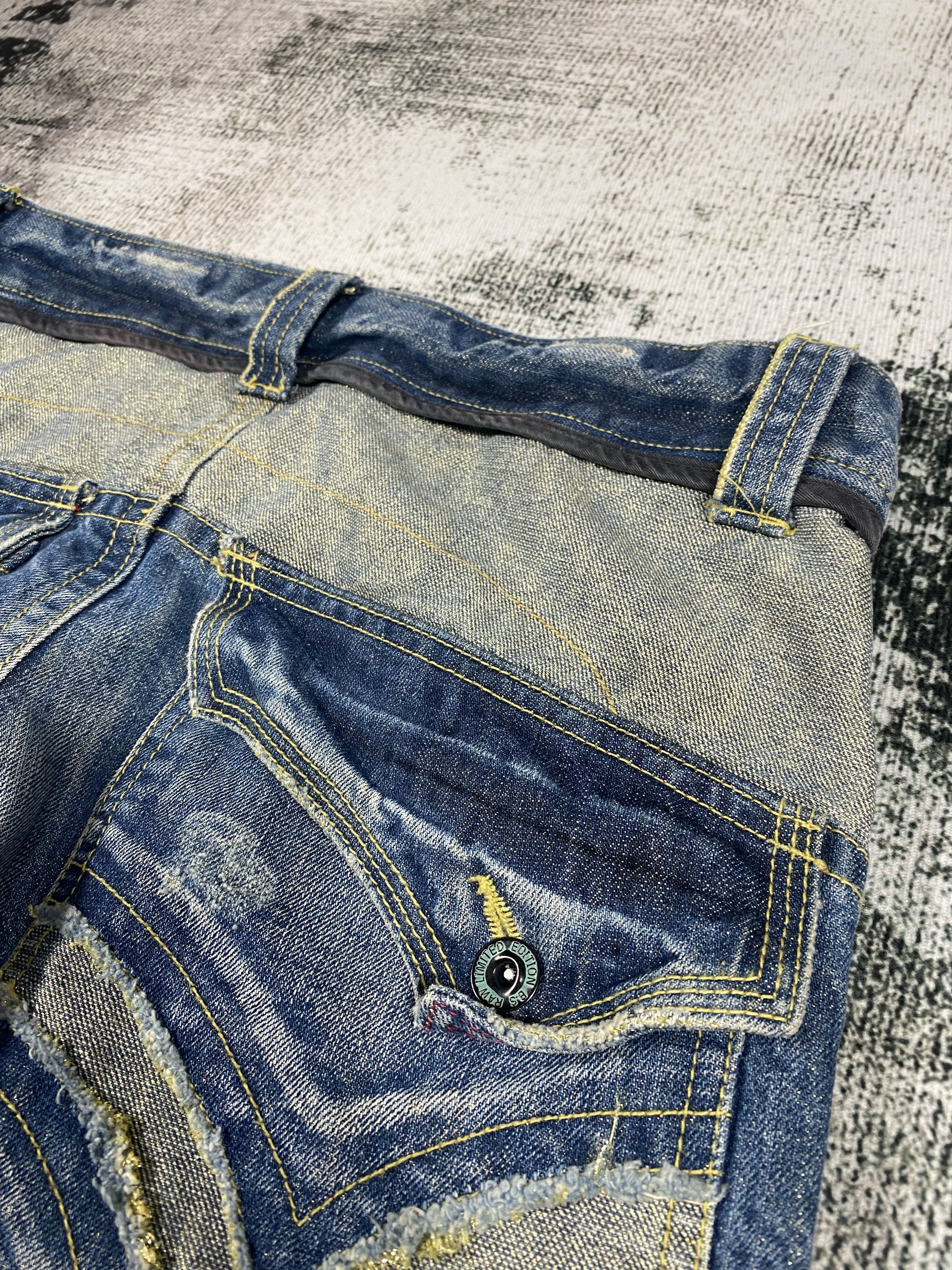 Japanese Brand × Vintage Japanese Limited Edition B.S Raws Sparkling Denim Size US 32 / EU 48 - 8 Thumbnail