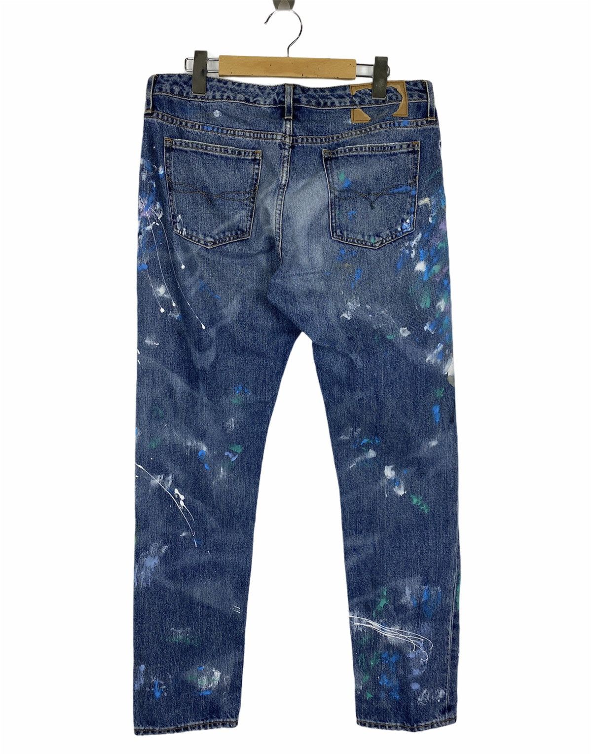 Polo Ralph Lauren 🔥POLO RALPH LAURENT PAINTED DISTRESS DENIME Size US 33 - 2 Thumbnail