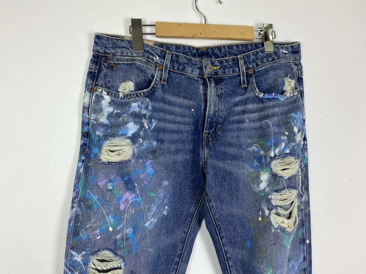 Polo Ralph Lauren 🔥POLO RALPH LAURENT PAINTED DISTRESS DENIME Size US 33 - 3 Thumbnail