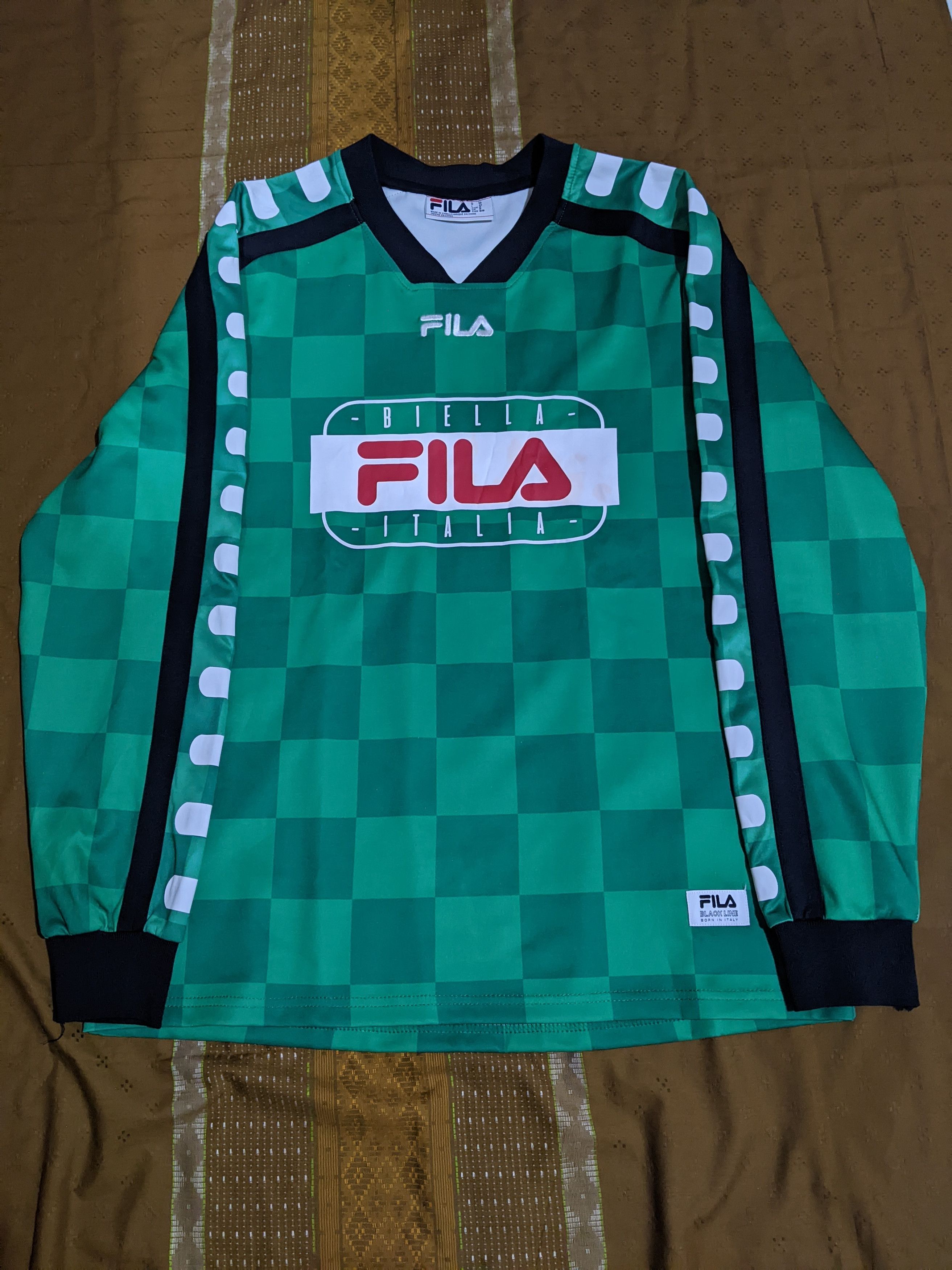 Fila Fila retro goalie long sleeve t-shirt in green Size US M / EU 48-50 / 2 - 1 Thumbnail
