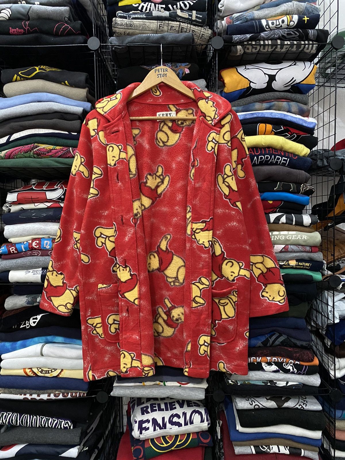 Disney Vintage Pooh x Disney Fleece Jacket Size US M / EU 48-50 / 2 - 6 Thumbnail