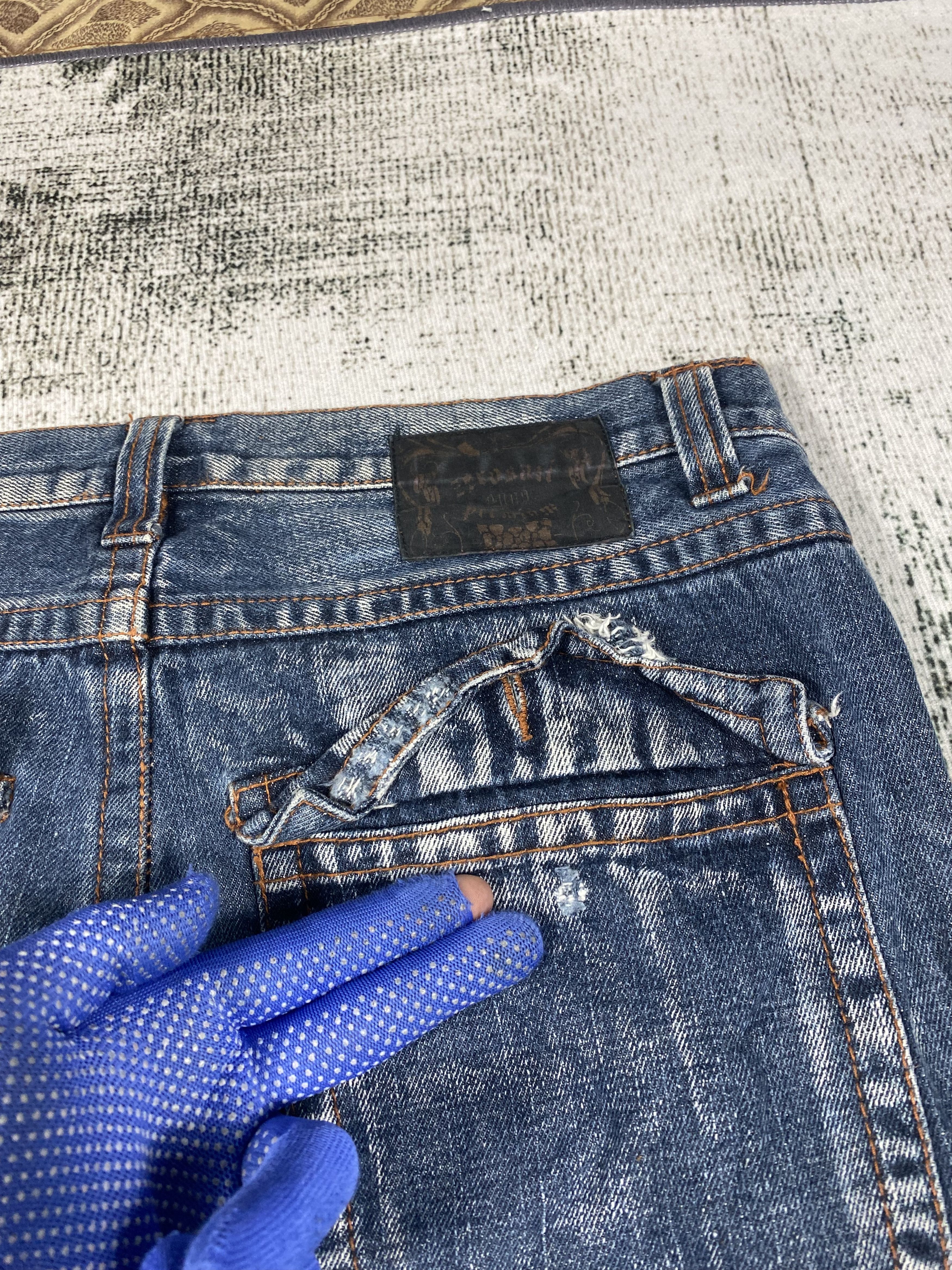 If Six Was Nine × Japanese Brand Japanese Zero Sail Flared Bootcut Distressed Denim Size US 31 - 9 Thumbnail