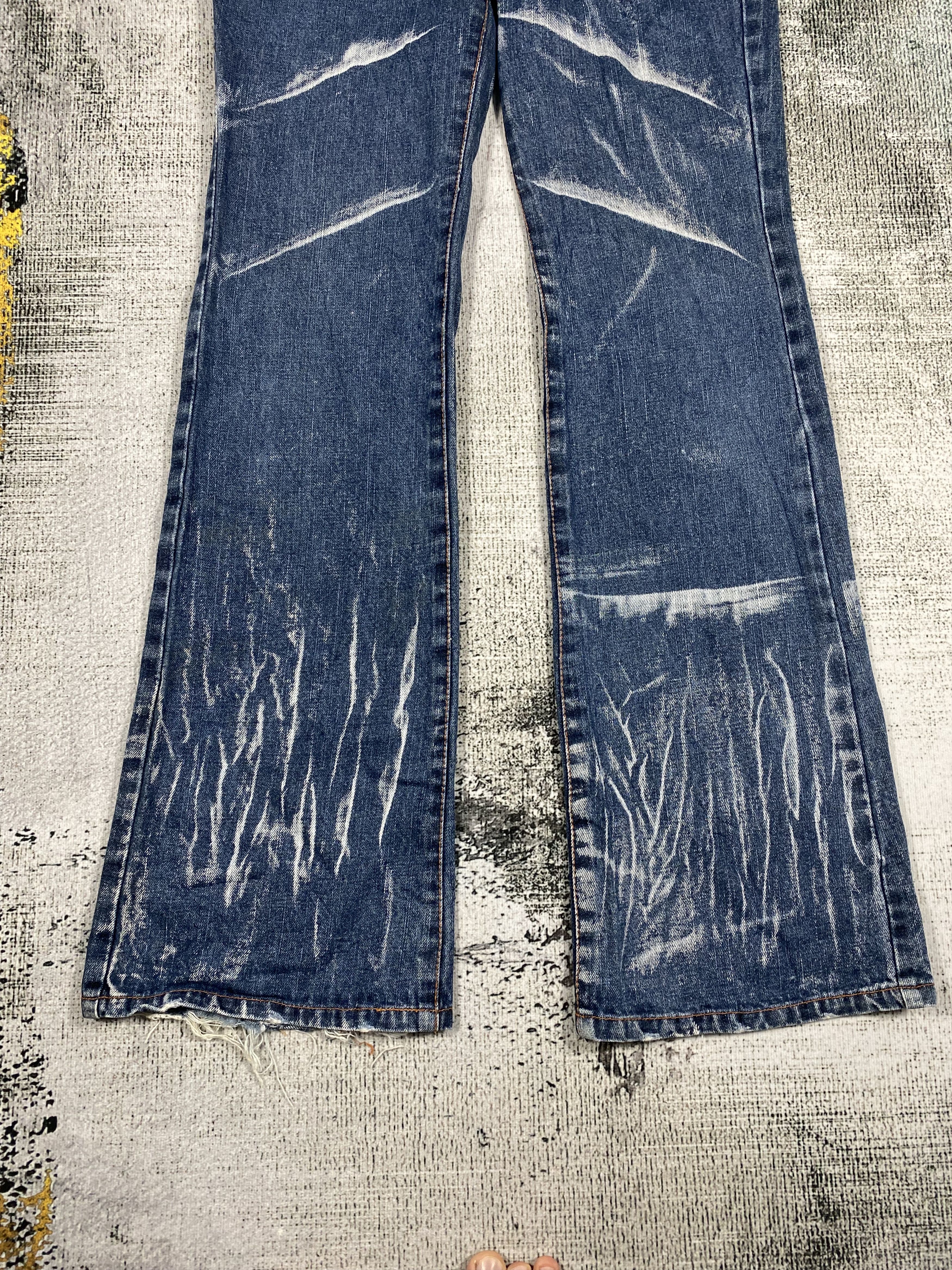 If Six Was Nine × Japanese Brand Japanese Zero Sail Flared Bootcut Distressed Denim Size US 31 - 4 Thumbnail