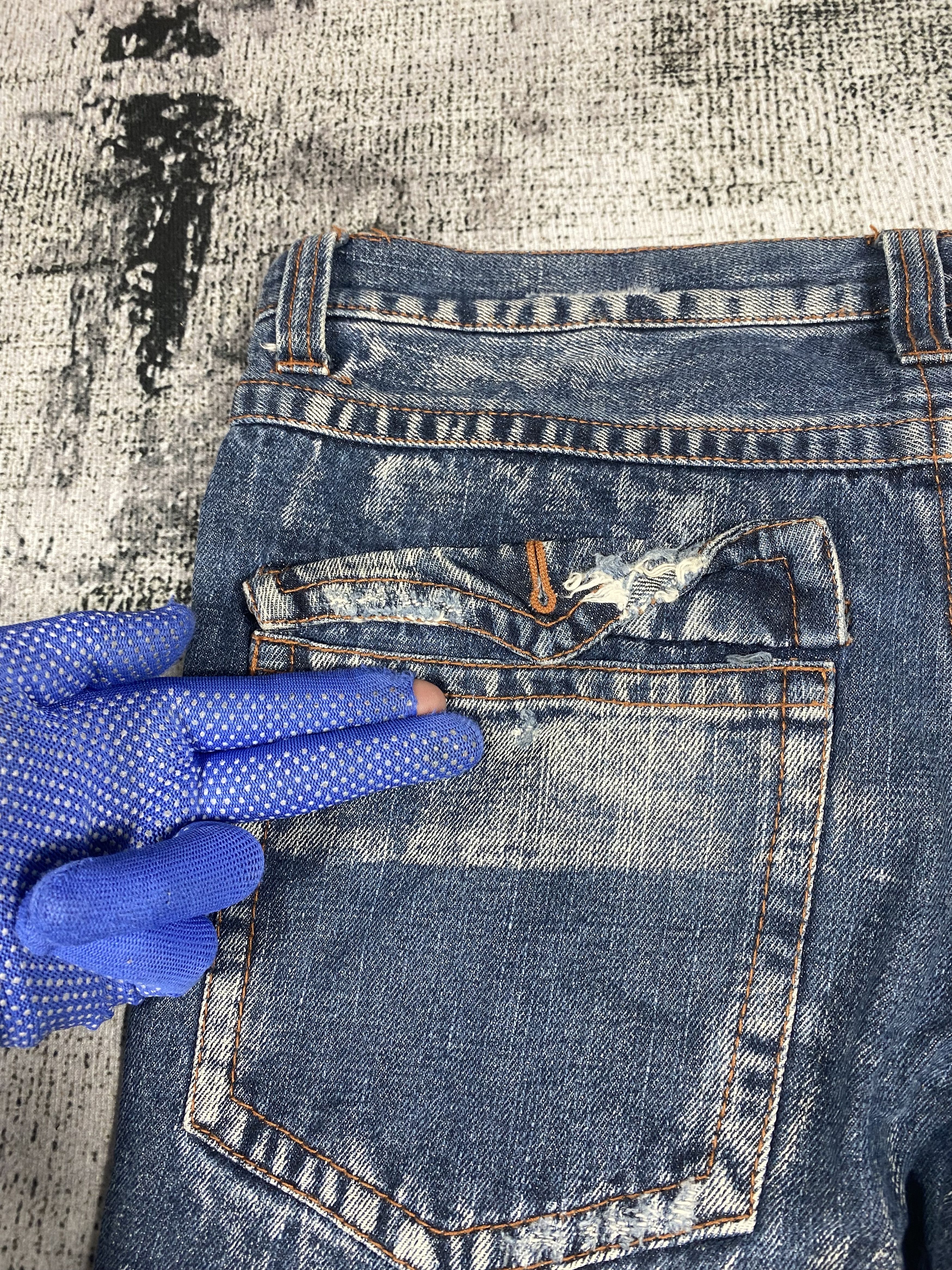 If Six Was Nine × Japanese Brand Japanese Zero Sail Flared Bootcut Distressed Denim Size US 31 - 8 Thumbnail