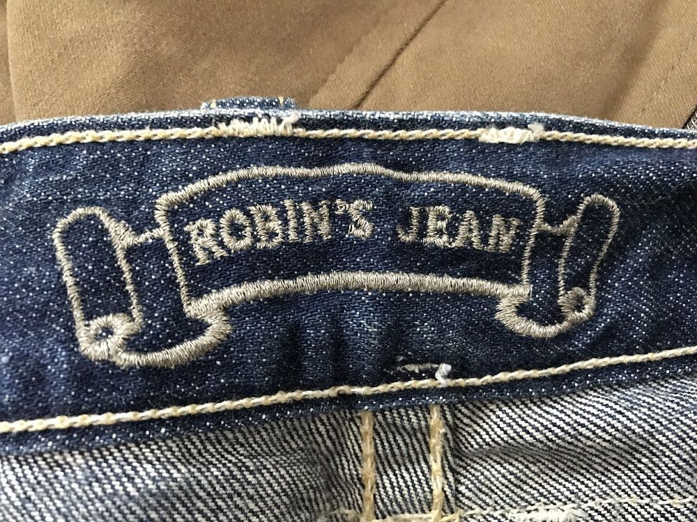 Robins Jeans ROBINS JEANS Made in Usa Slightly Rips Studded Denim Size US 31 - 16 Thumbnail