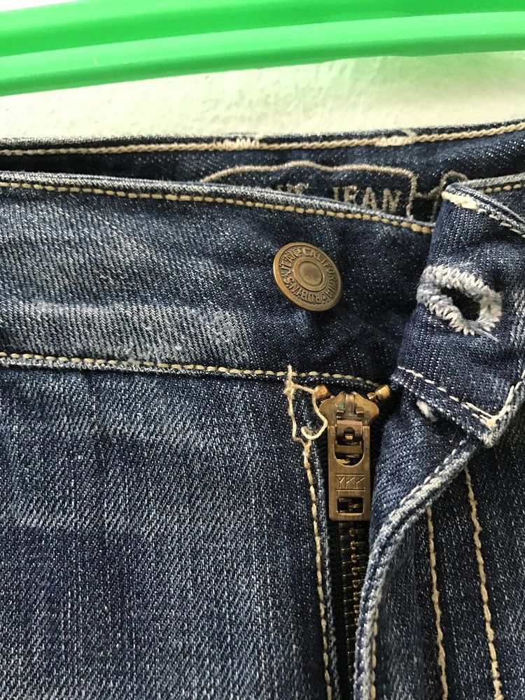Robins Jeans ROBINS JEANS Made in Usa Slightly Rips Studded Denim Size US 31 - 11 Thumbnail